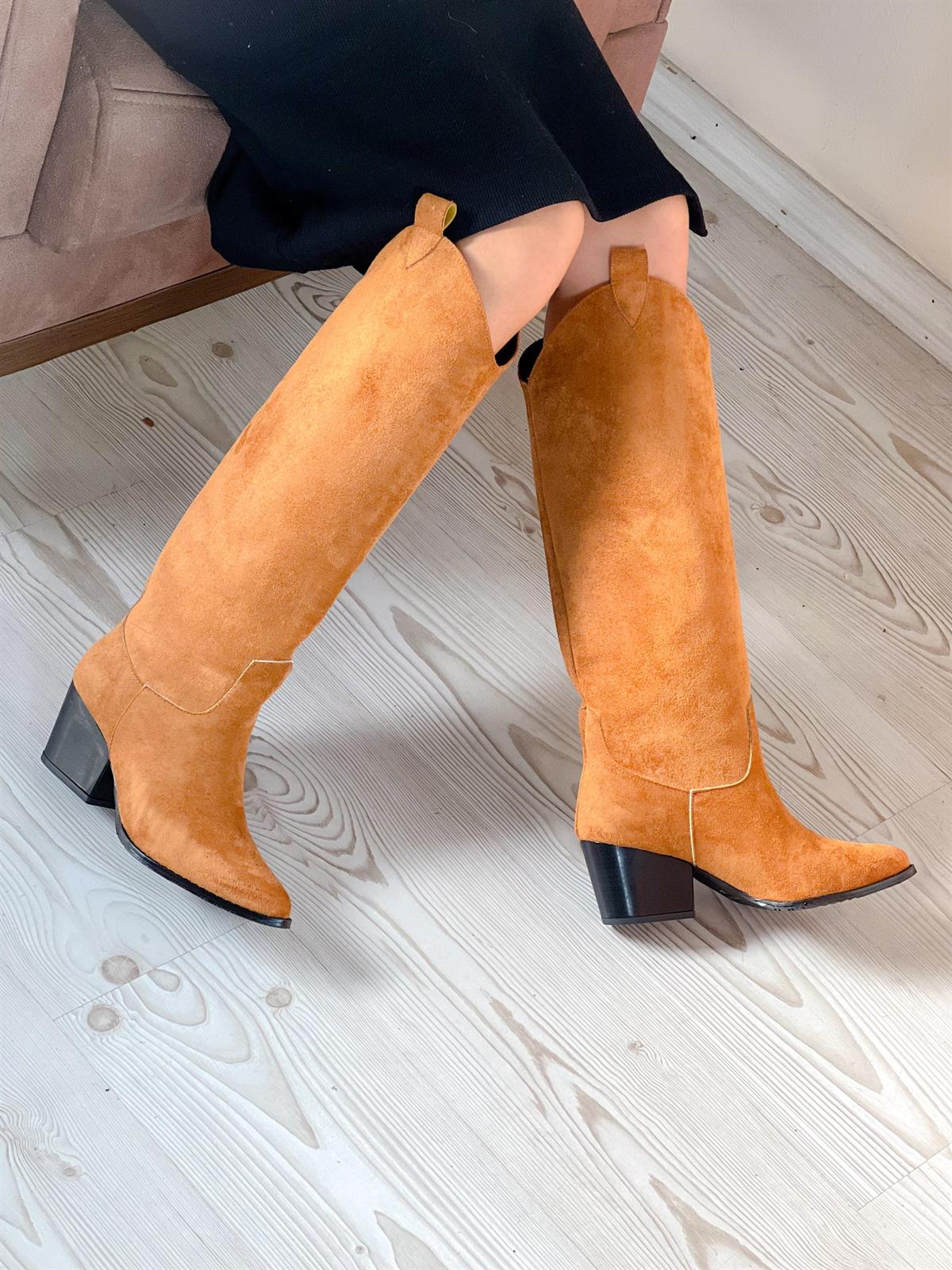 FOLLY TABA SÜET DALLAS DİZALTI ÇİZME