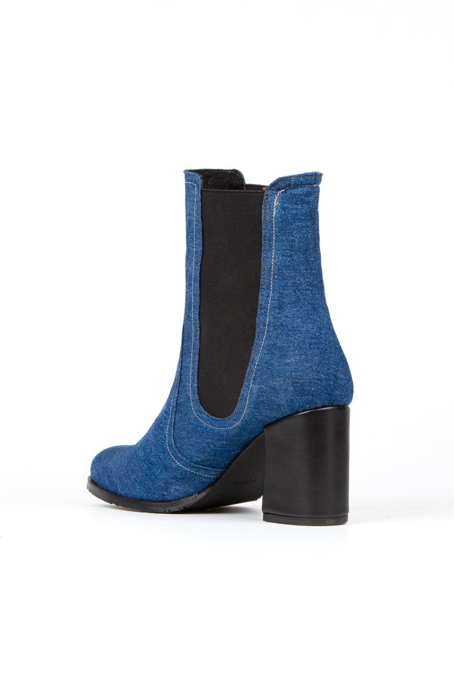 JAYLİ  KOT JEANS TOPUKLU LASTİKLİ BOT BOTTİE