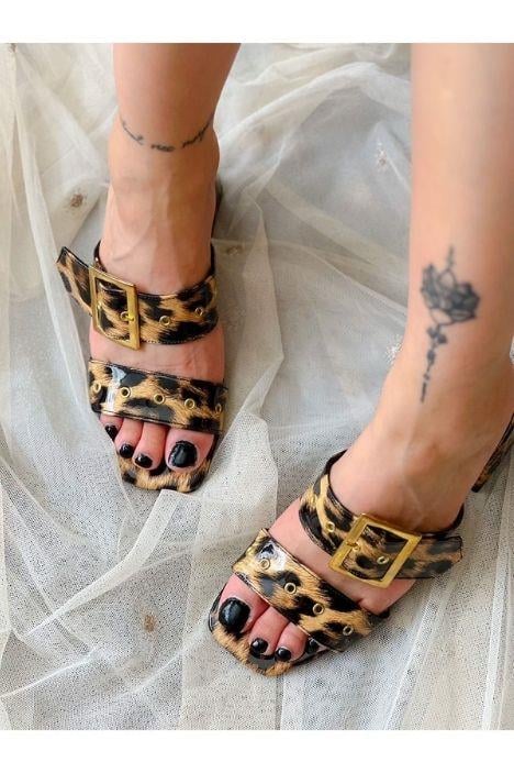 TWEE LEOPAR RUGAN ZIMBALI TOPUKLU TERLİK