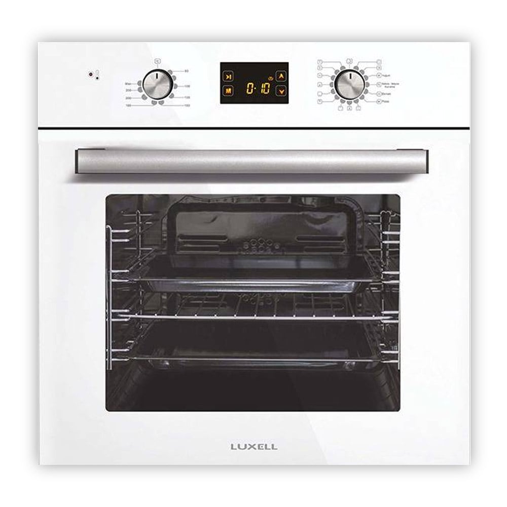 Luxell 15 Programlı Opall Beyaz Ankastre Fırın
