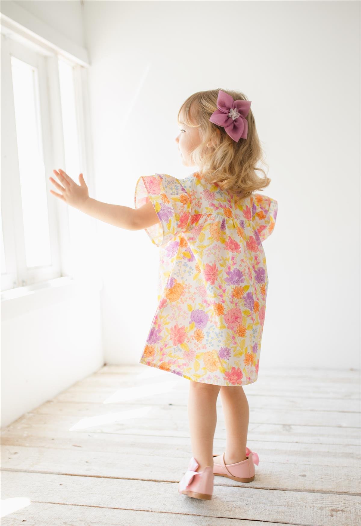 Bahar Renkli Kız Bebek Elbise Karışık