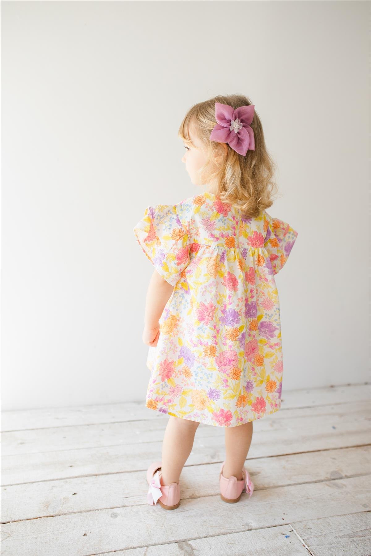 Bahar Renkli Kız Bebek Elbise Karışık