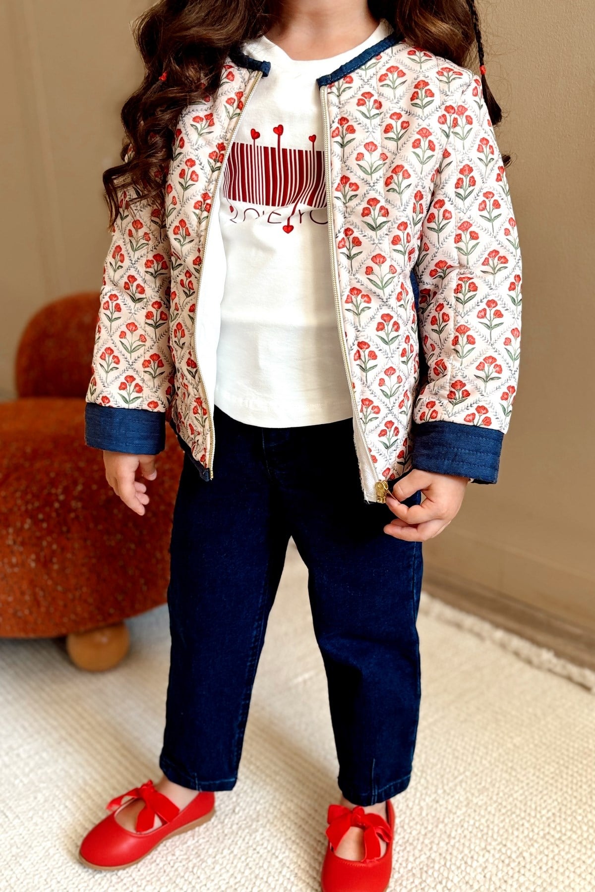 Denim Kız Çocuk Pantolon Lacivert