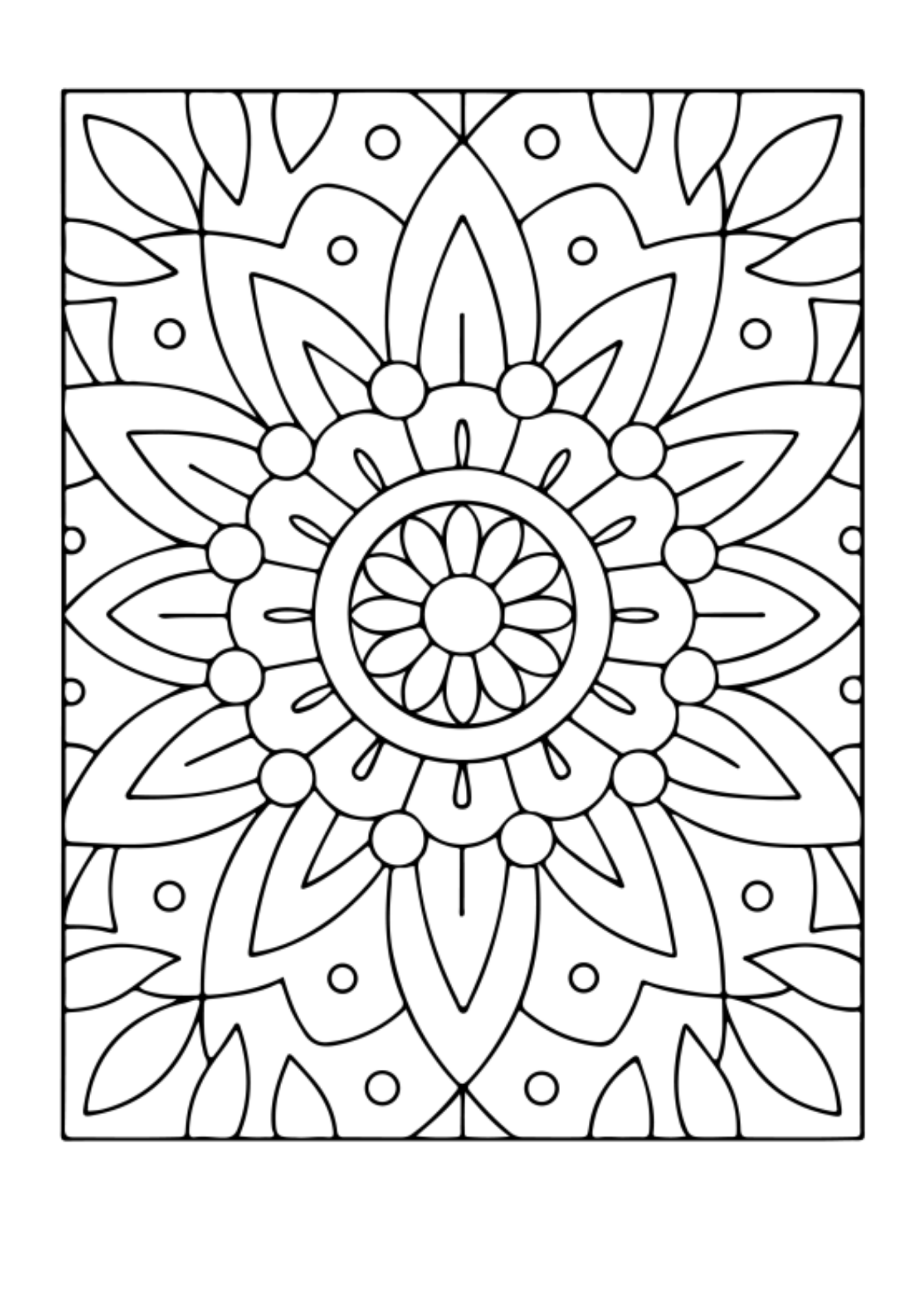 🌀 Harika Ötesi Mandala Boyama Kitabı – Herkes İçin Renkli Bir Yolculuk 🎨