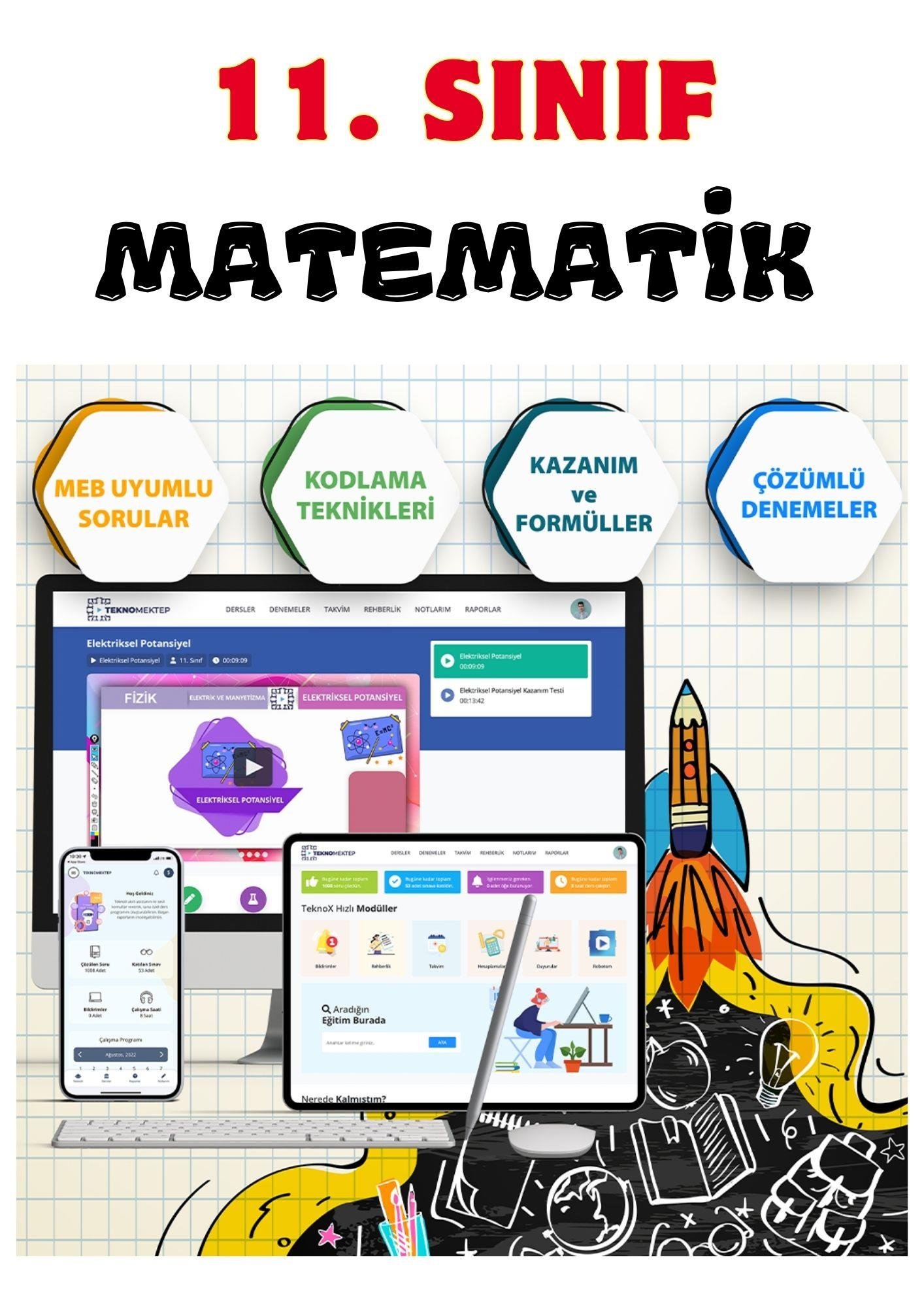 11. Sınıf Matematik Online Görüntülü Eğitim Seti