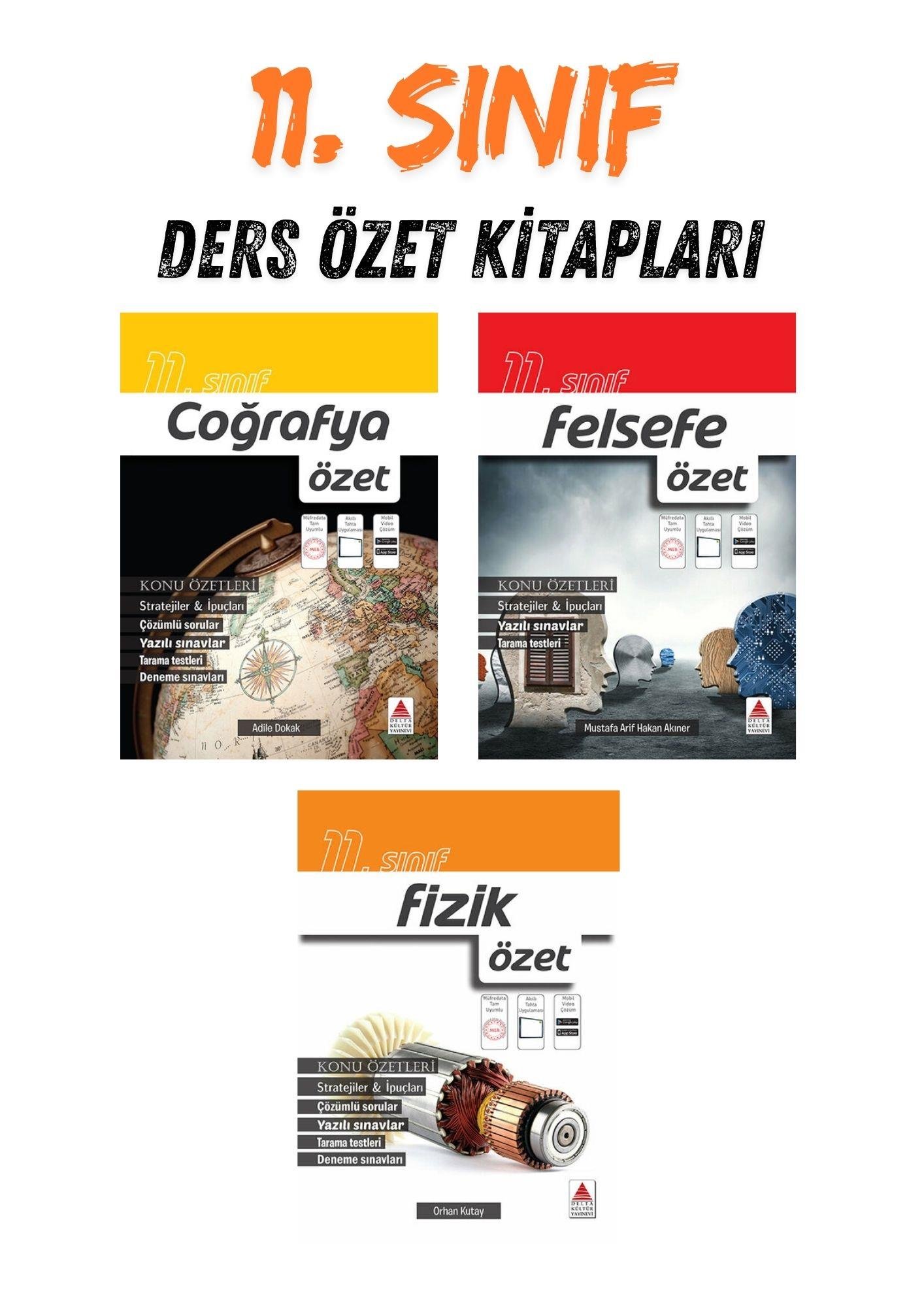 11. Sınıf Yardımcı Kaynak Seti (6 ANA Ders)