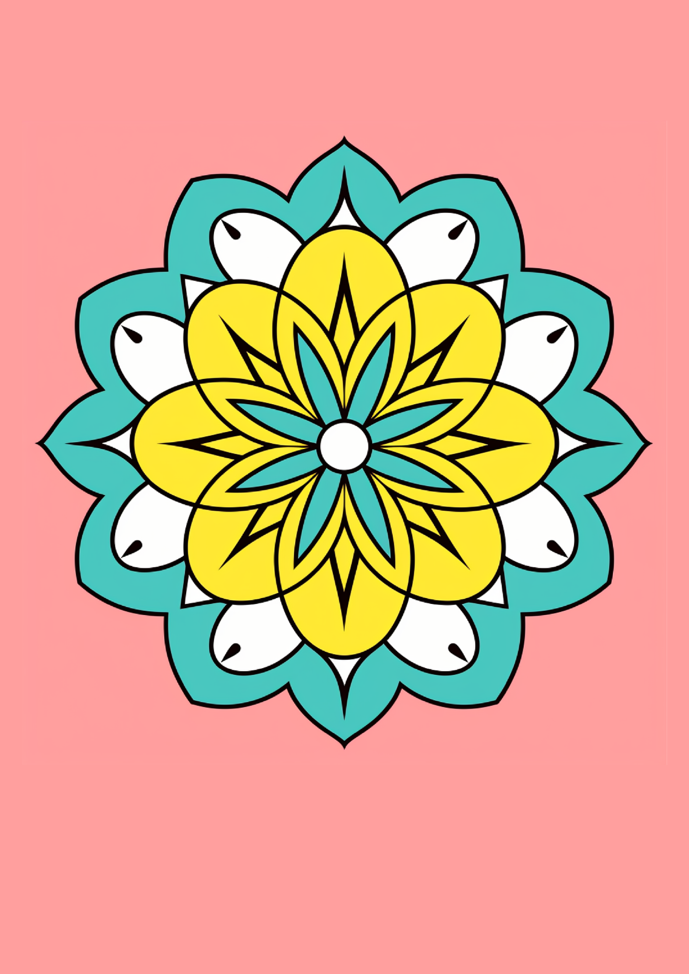 110 EN Süper Mandala Boyama Kitabı 