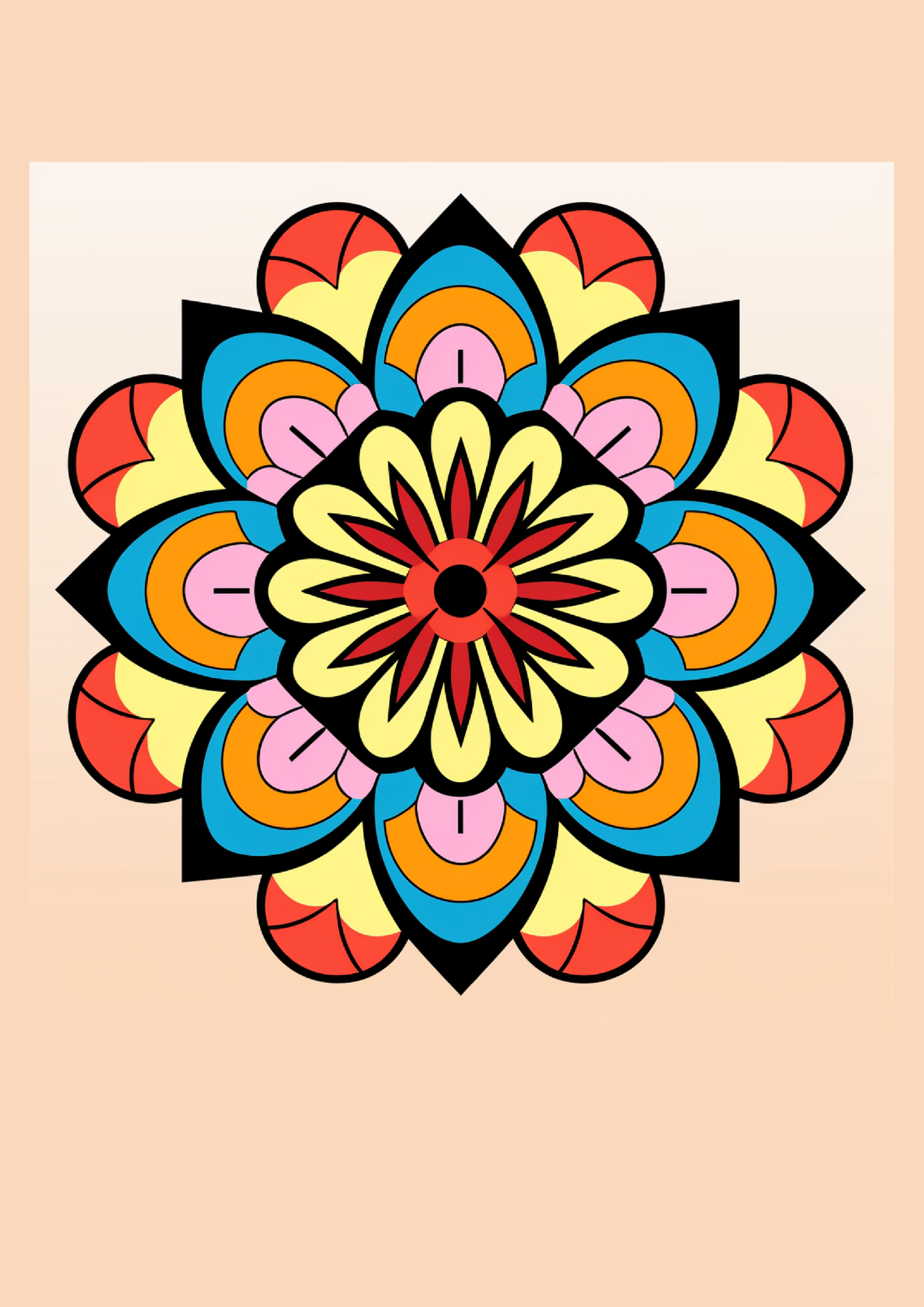 110 EN Süper Mandala Boyama Kitabı 