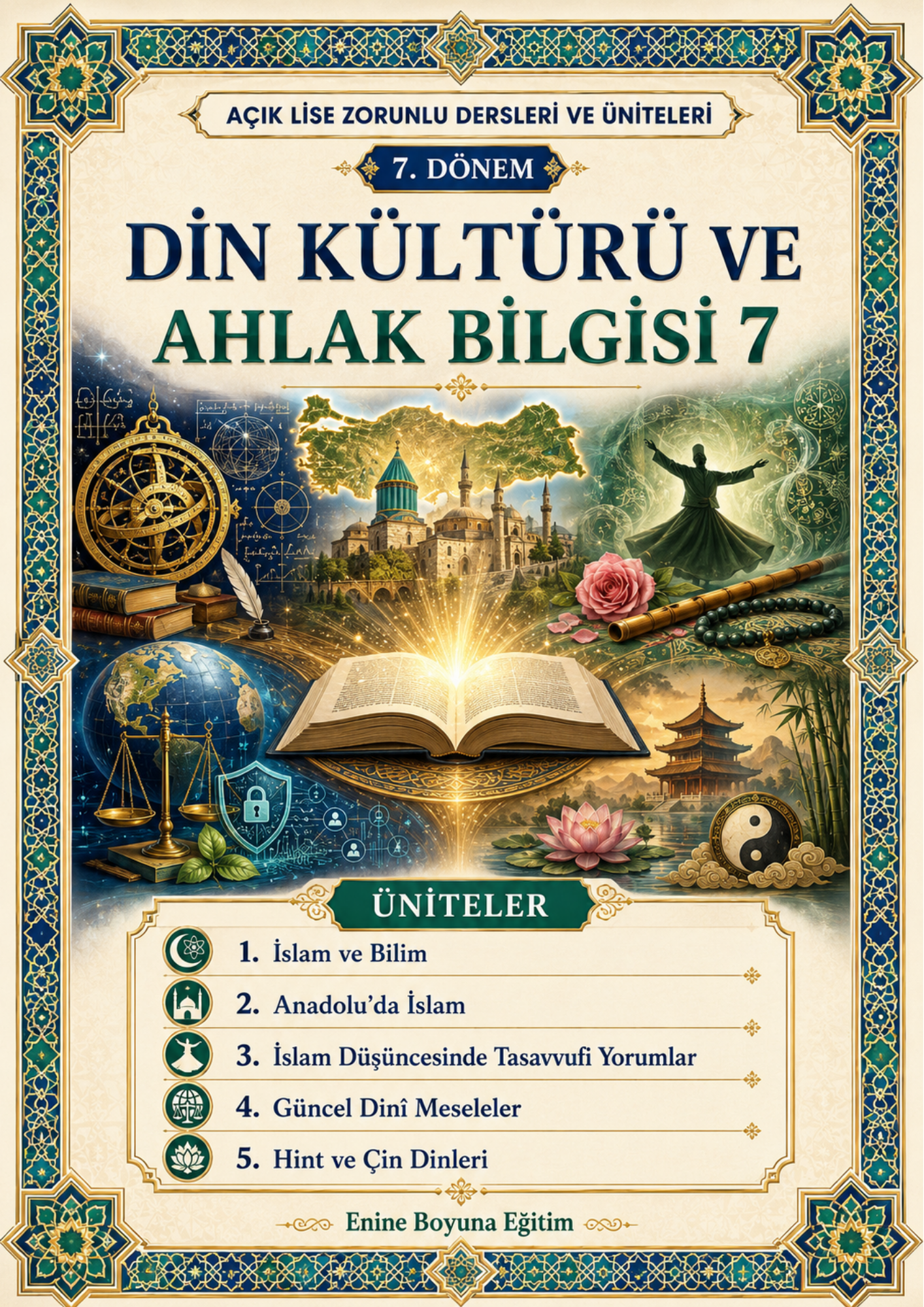 12. SINIF AÇIK LİSE SETİ – 7. VE 8. DÖNEM ZORUNLU DERSLER – 3 KİTAP
