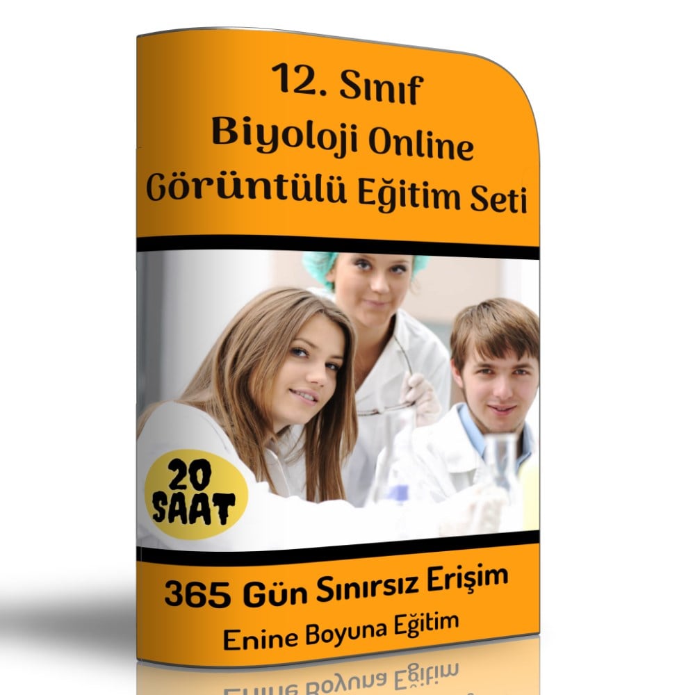 12. Sınıf Biyoloji Online Görüntülü Eğitim Seti