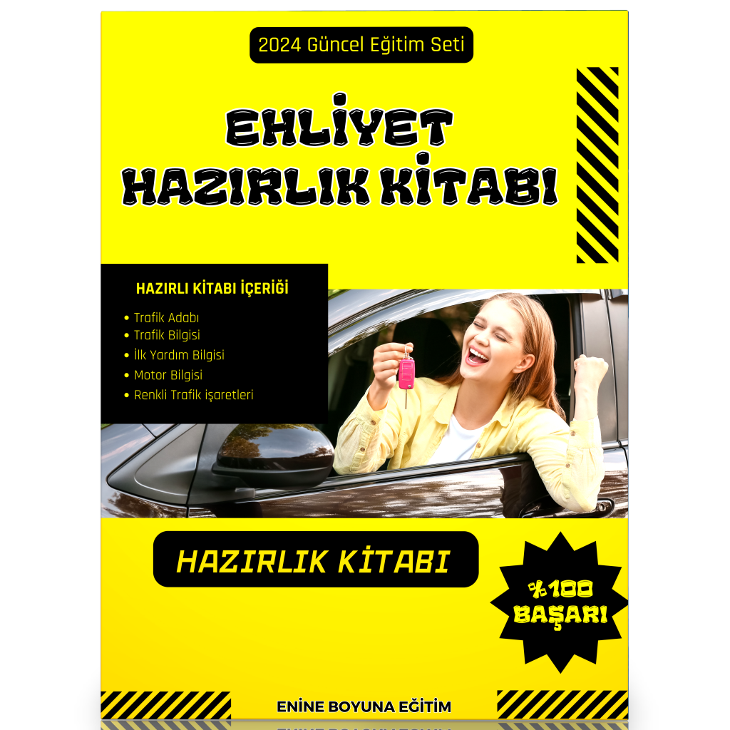 2024 Ehliyet Başarı Seti (Büyük BOY)
