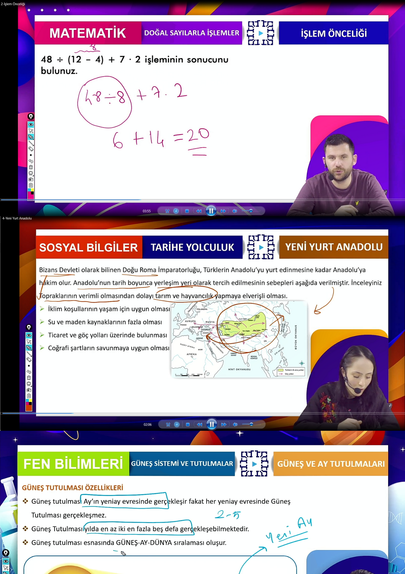 6. Sınıf Bursluluk Hazırlık Eğitim Seti (Online Ful Eğitim)