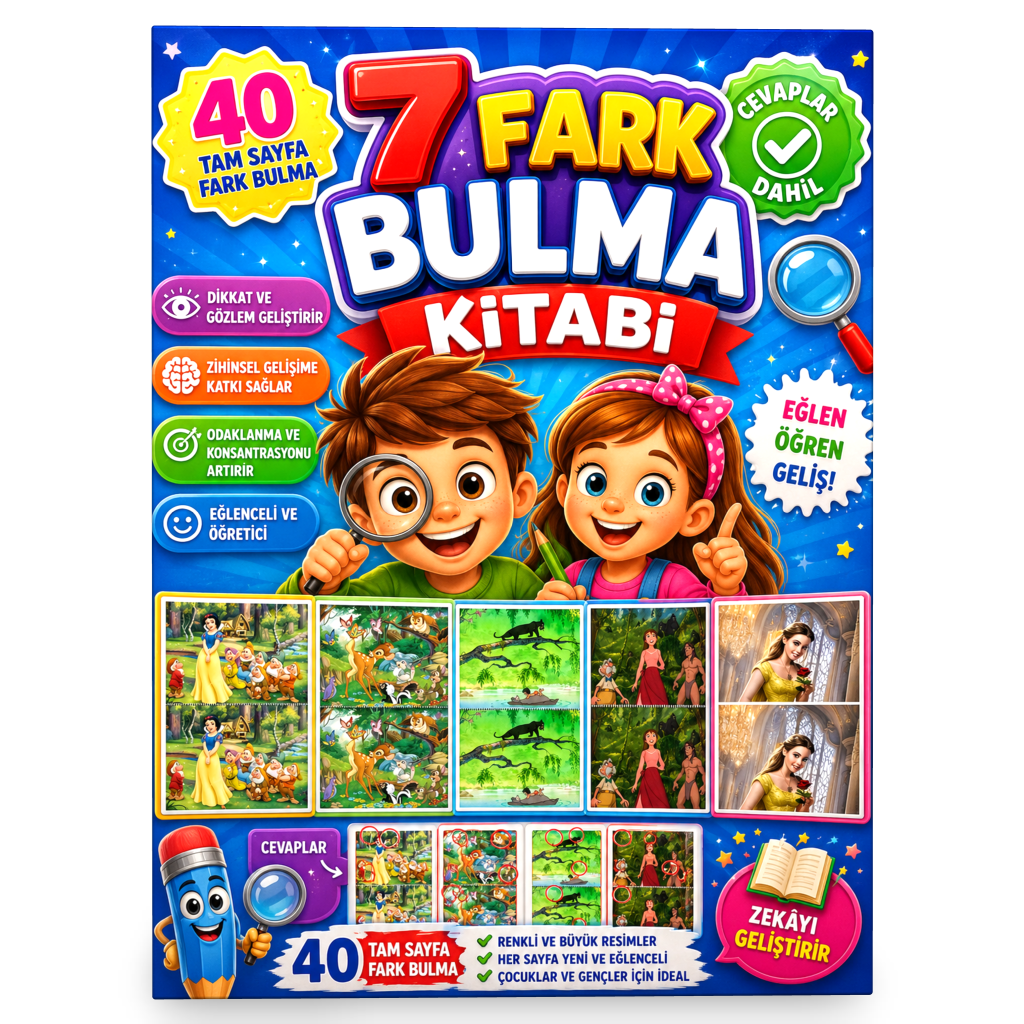 7 Fark Bulma Kitabı