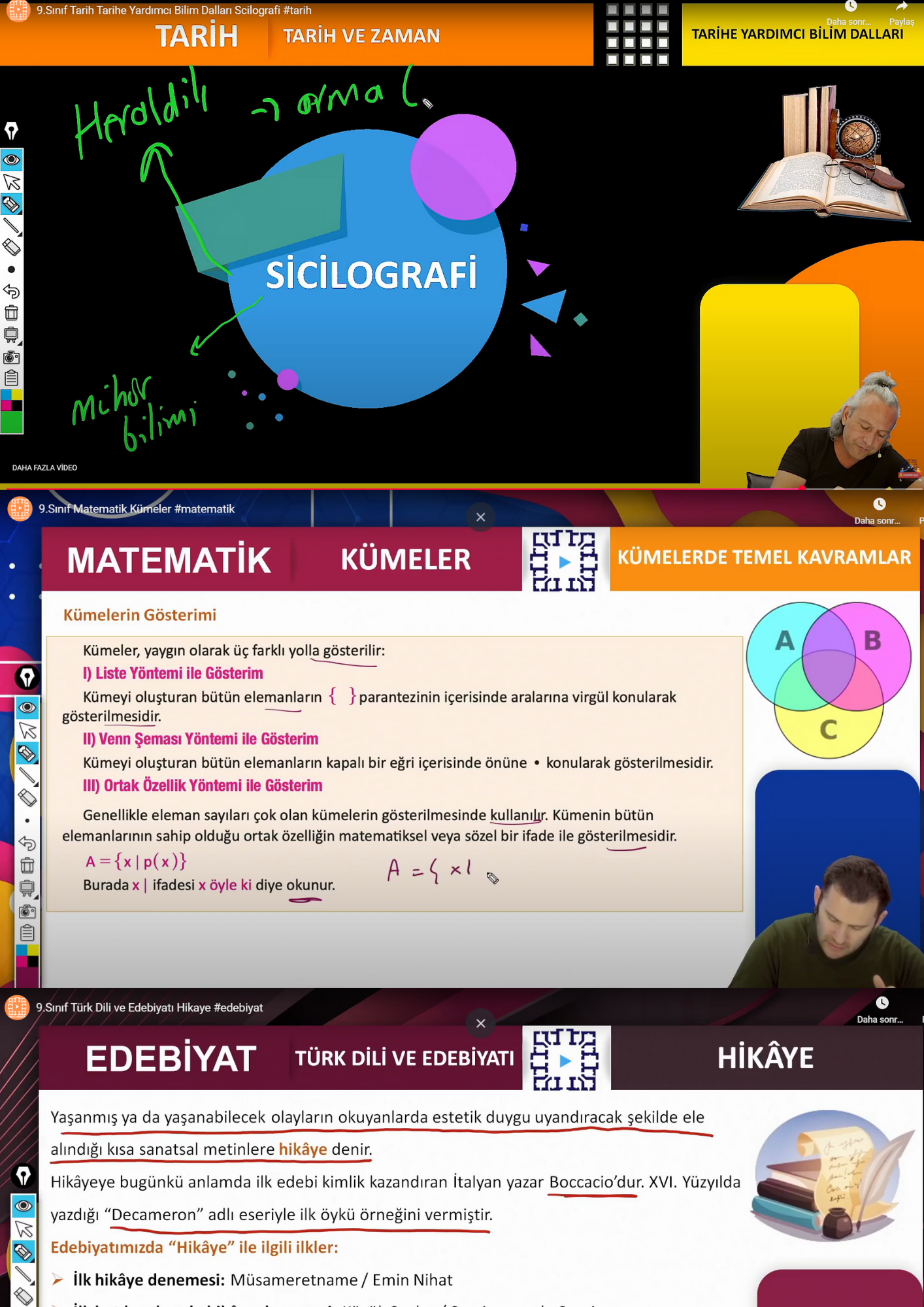 9-10-11. Sınıf Bursluluk Hazırlık Ful Seti (Online Eğitim)
