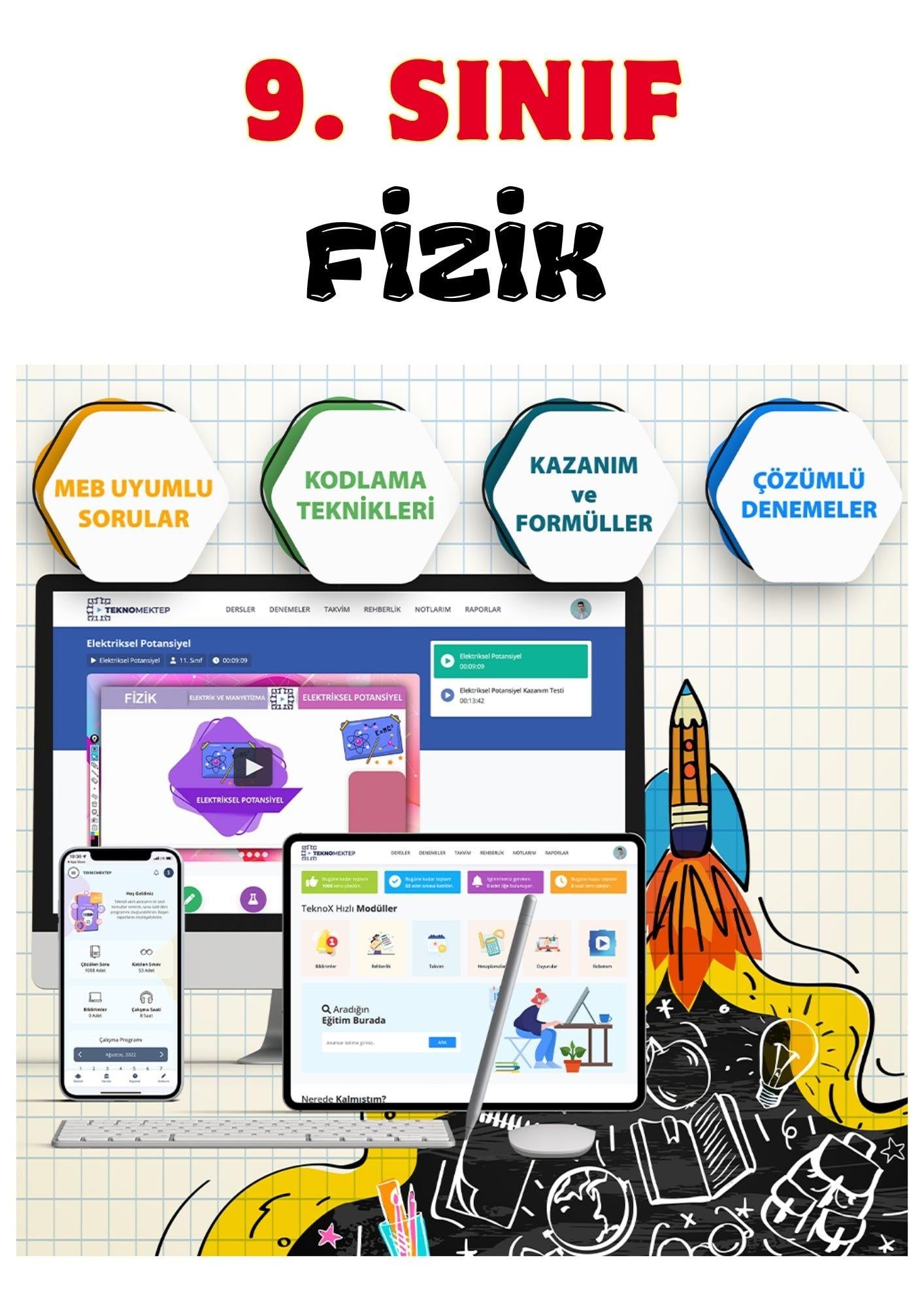 9. Sınıf Fizik Online Görüntülü Eğitim Seti
