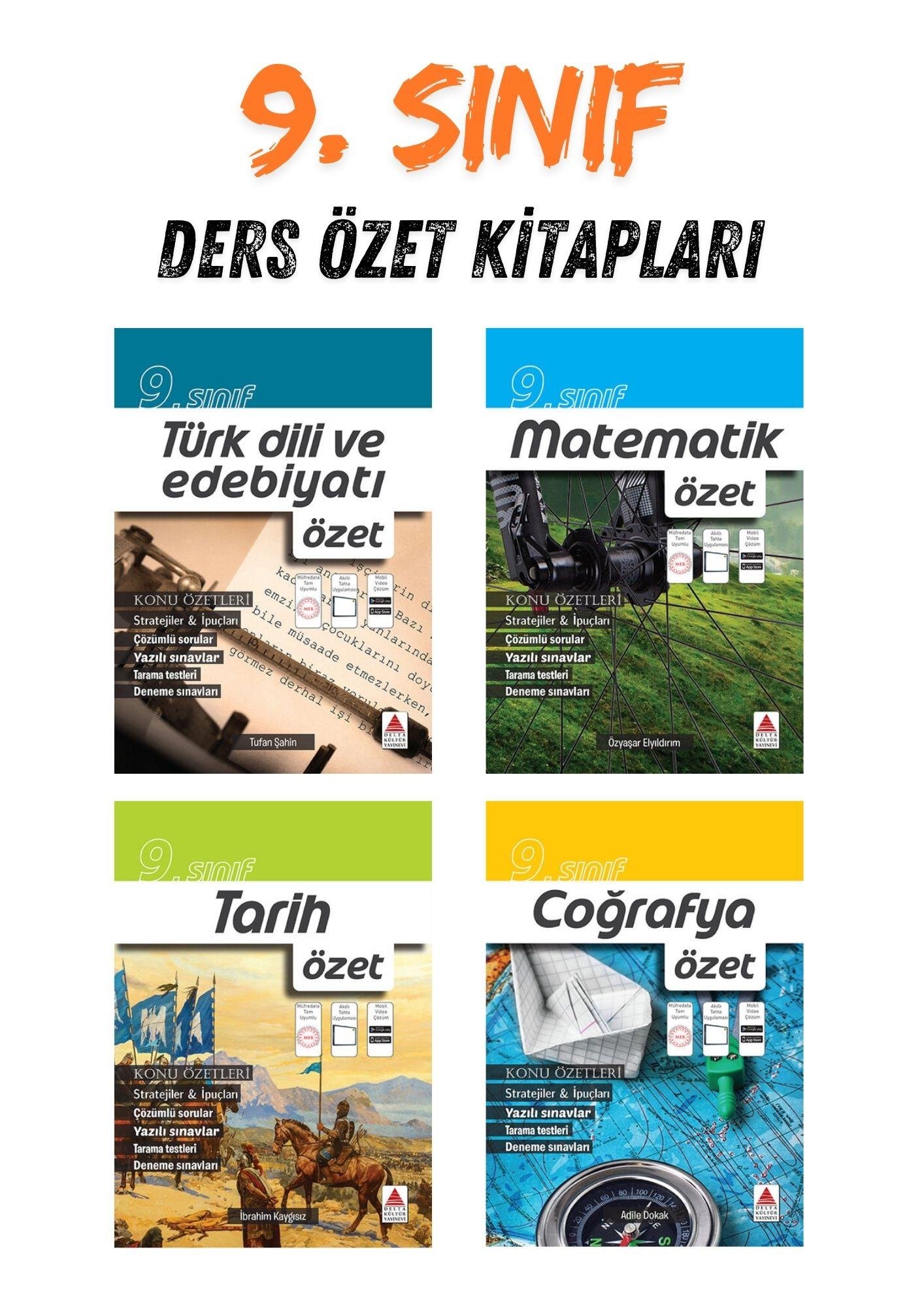 9. Sınıf Yardımcı Kaynak Seti (7 ANA Ders)