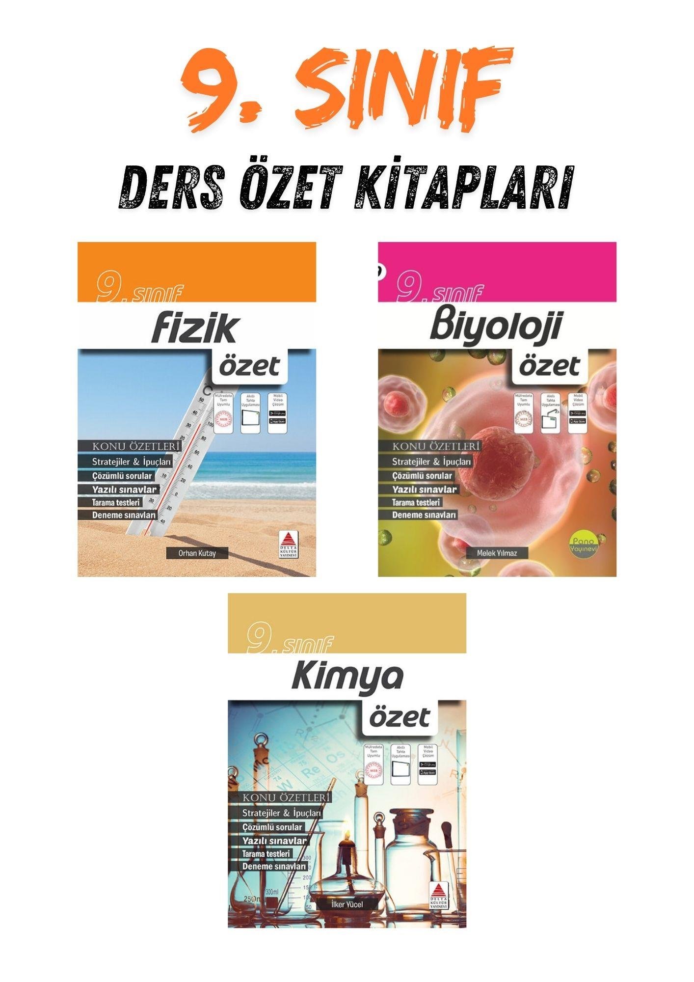 9. Sınıf Yardımcı Kaynak Seti (7 ANA Ders)