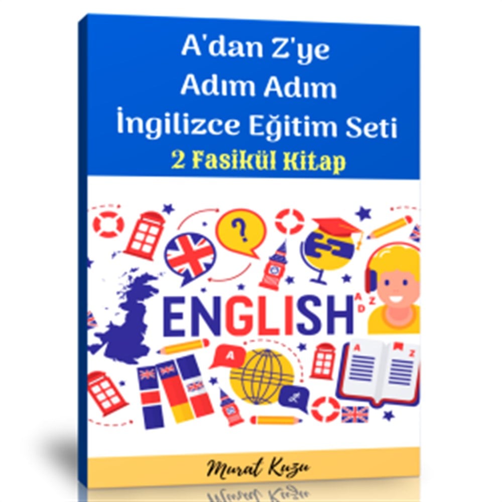 Adım Adım Hızlı Kolay İngilizce Görüntülü Eğitim Seti  (63 Video Ders ve 2 Fasikül Kitap)