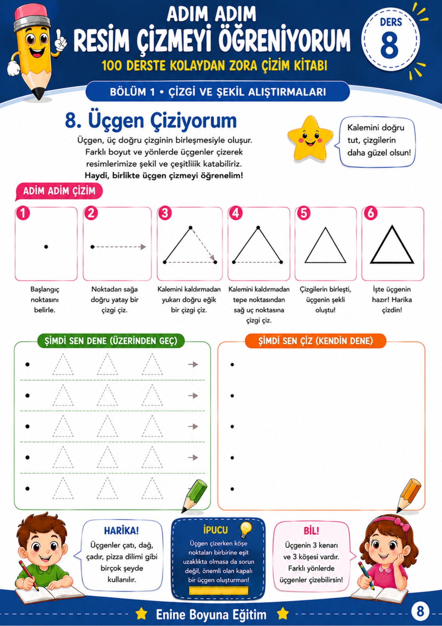 Adım Adım Resim Çizmeyi Öğreniyorum