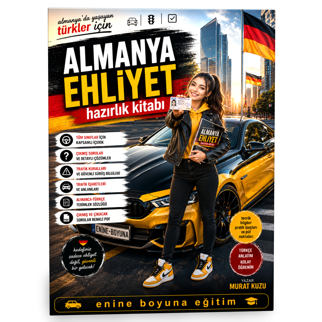 Almanya'da Yaşayan Türkler İçin Ehliyet Hazırlık Kitabı