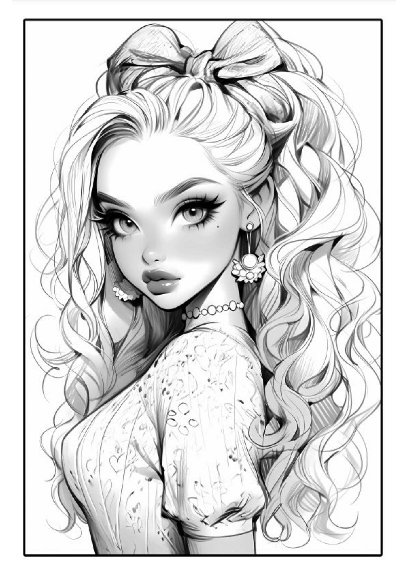Anime Barbi Boyama Kitabı (60 Süper Boyama)