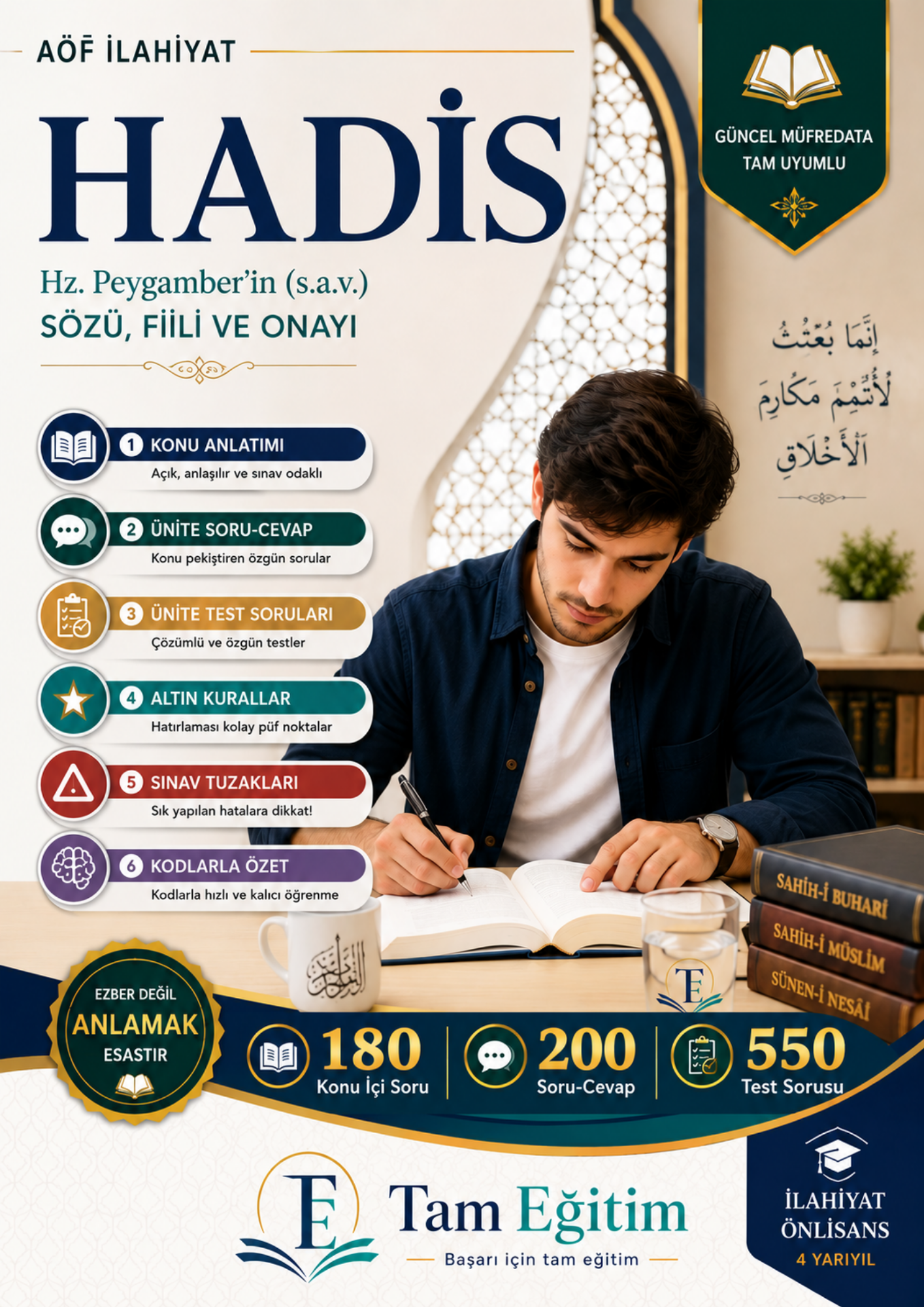 AÖF İLAHİYAT 2. YARIYIL TAM PAKET – 6 KİTAP