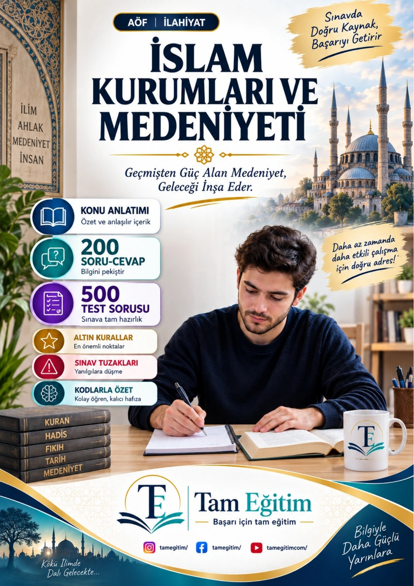 AÖF İLAHİYAT 2. YARIYIL TAM PAKET – 6 KİTAP