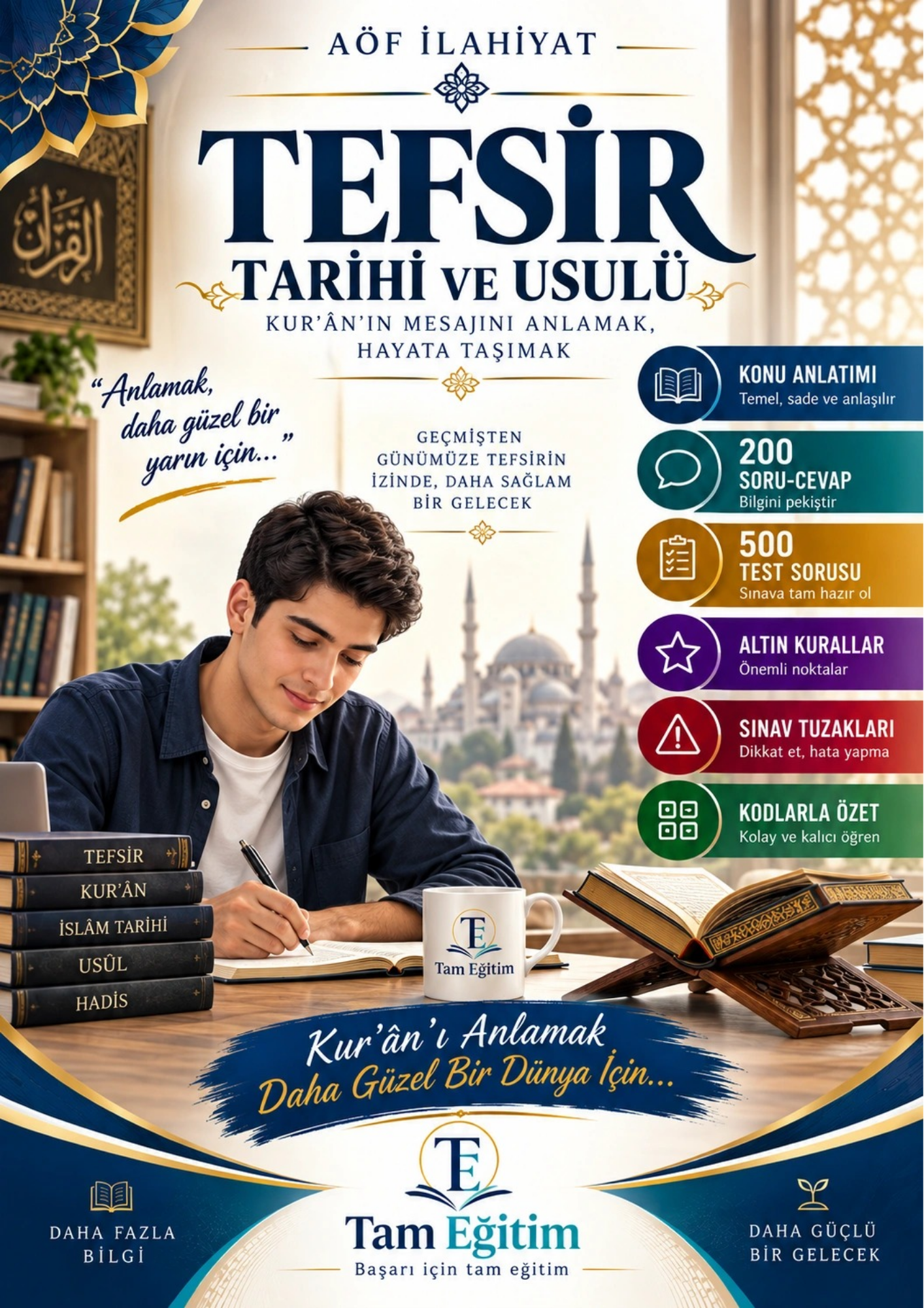 AÖF İLAHİYAT 2. YARIYIL TAM PAKET – 6 KİTAP