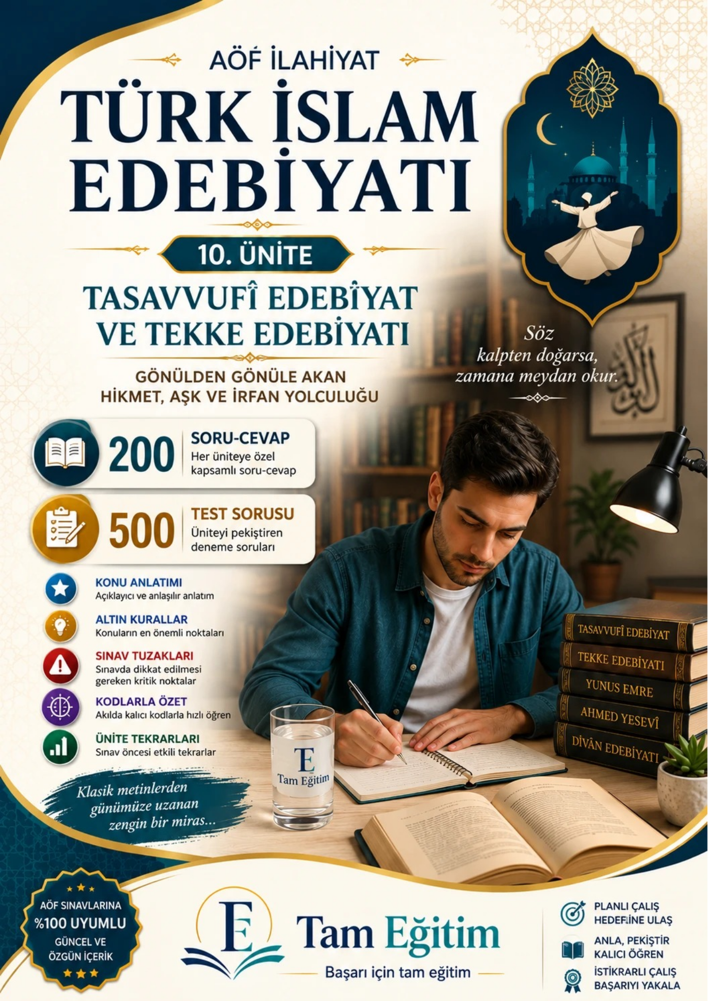 AÖF İLAHİYAT 2. YARIYIL TAM PAKET – 6 KİTAP