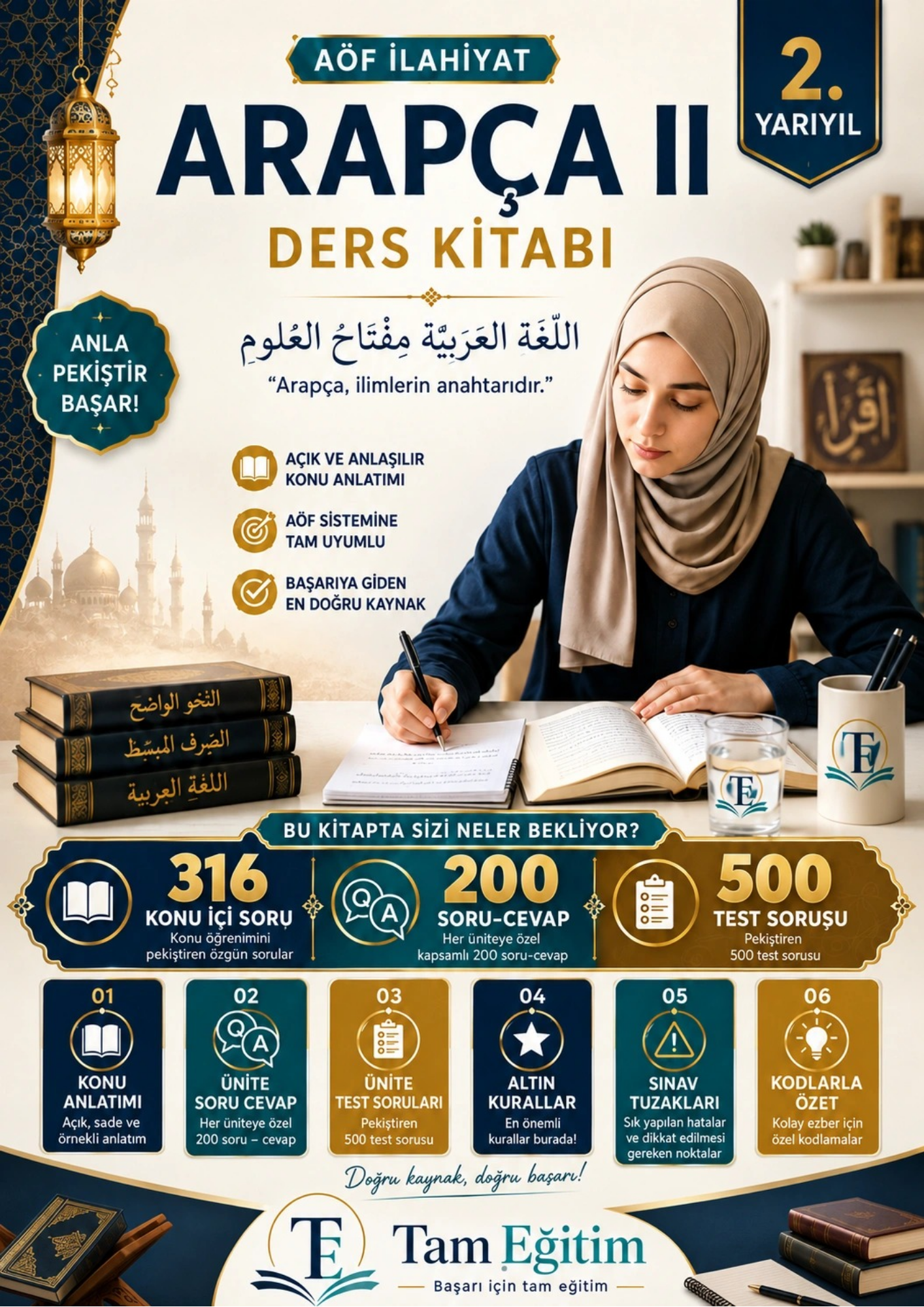 AÖF İLAHİYAT 2. YARIYIL TAM PAKET – 6 KİTAP