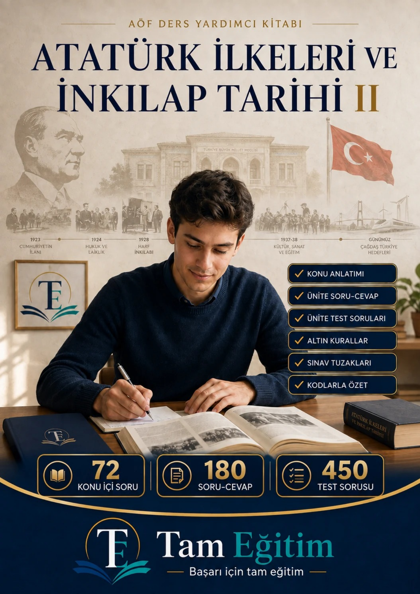 AÖF İlahiyat 4. Yarıyıl Tam Paket – 8 Kitap