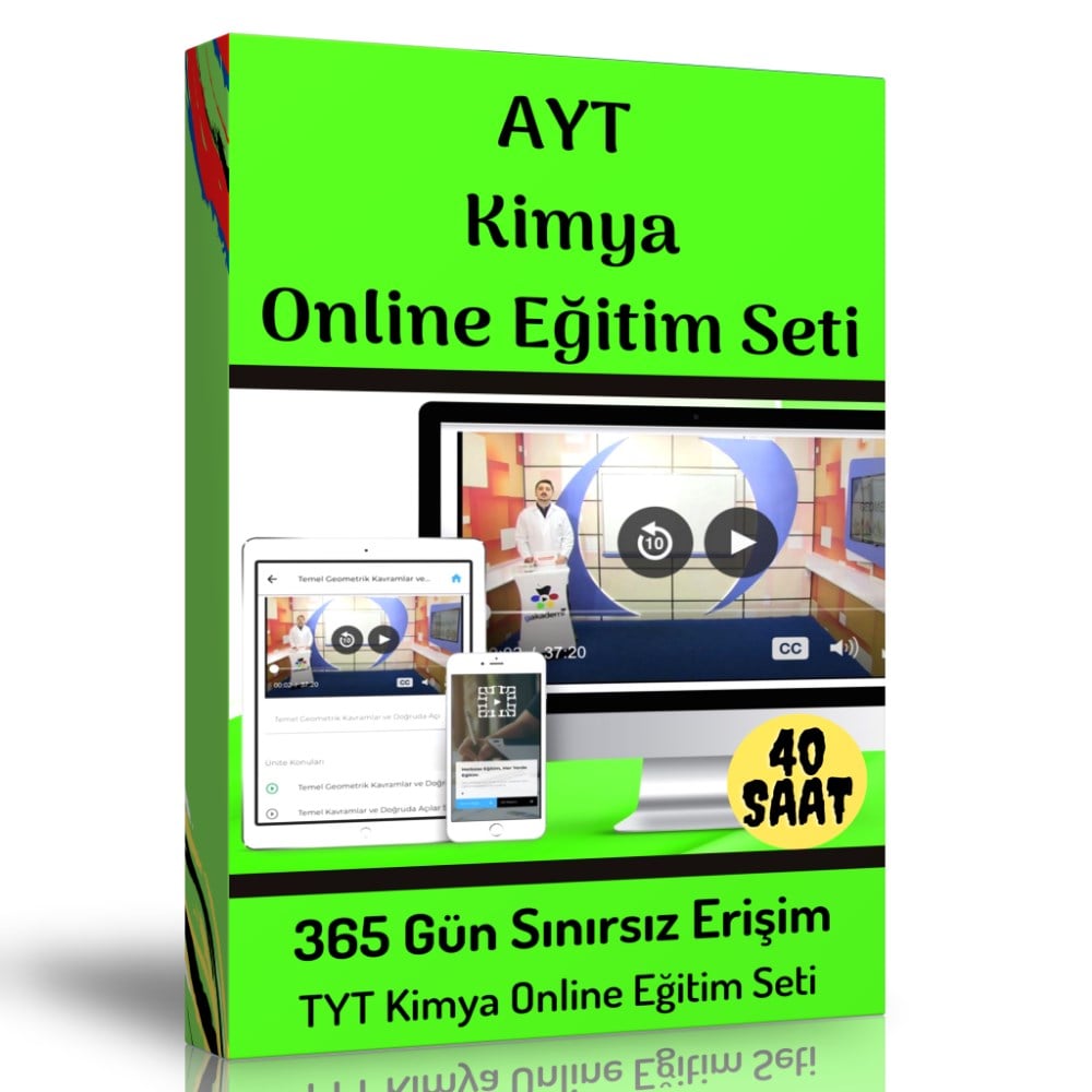 AYT Kimya Online Görüntülü Eğitim Seti