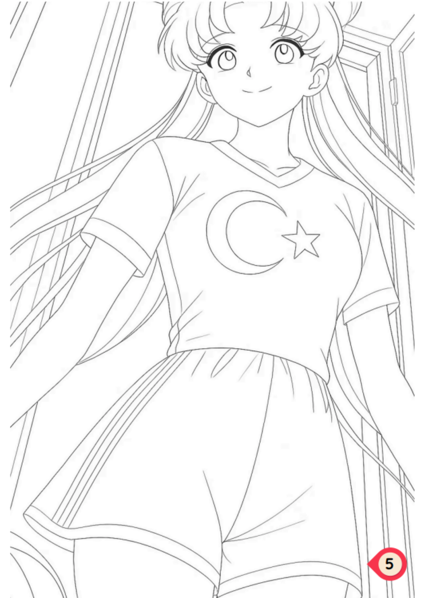 Çılgın Anime KIZLAR Boyama Kitabı (Laminasyonlu Örnekler ve Afiş)