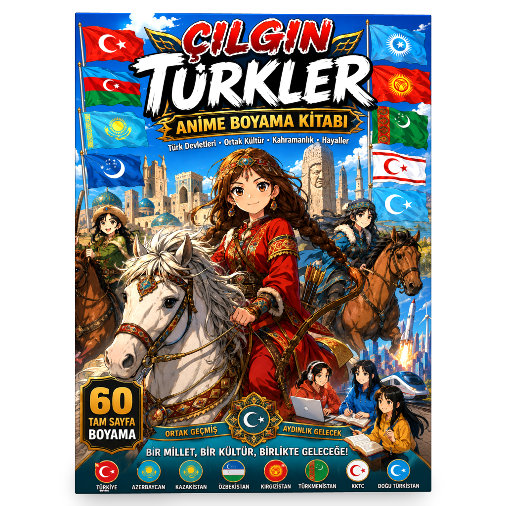 ÇILGIN TÜRKLER ANİME BOYAMA KİTABI