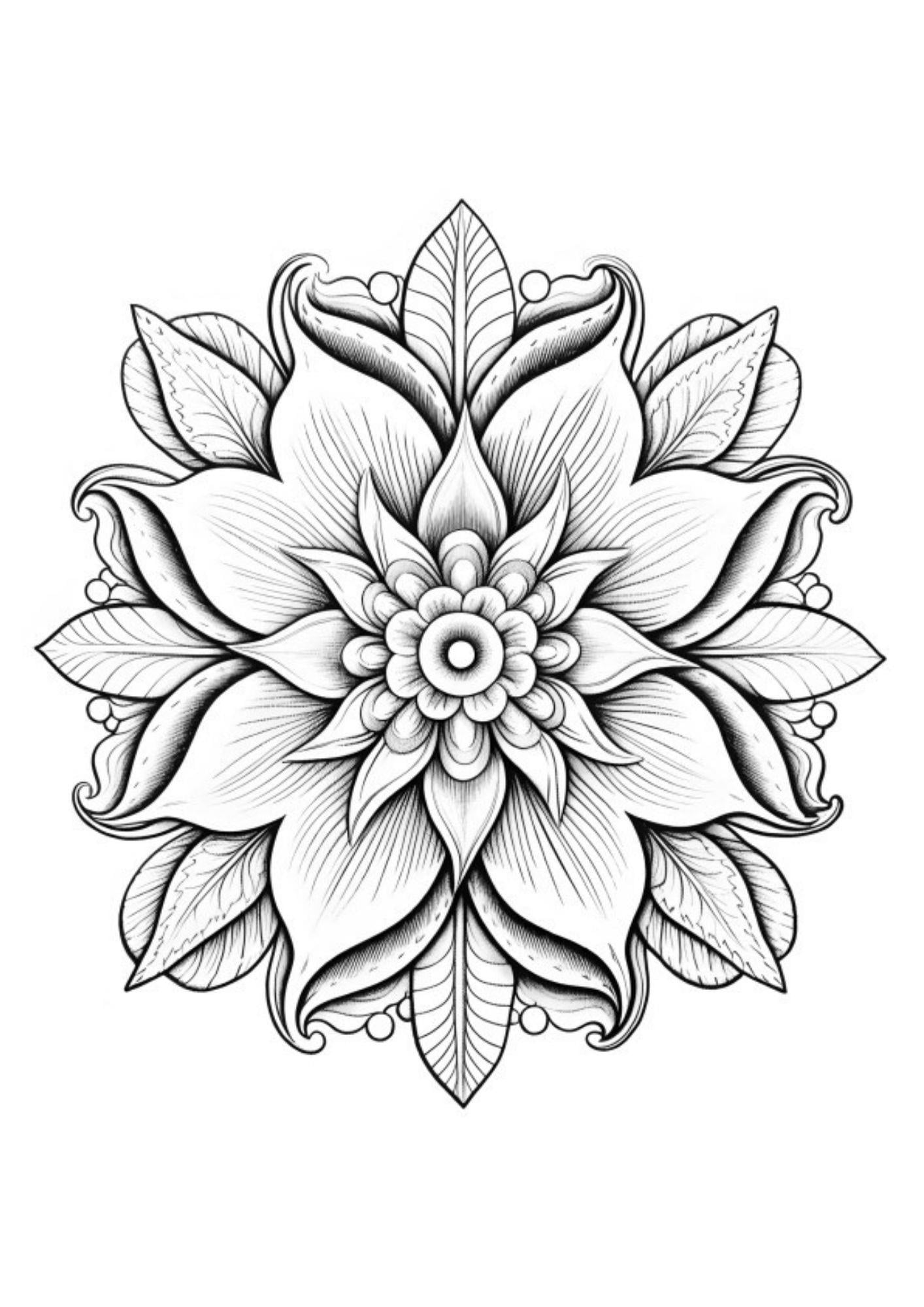 Çocuklar İçin 3D Mandala Kitabı (40 Seçilmiş 3D Mandala)