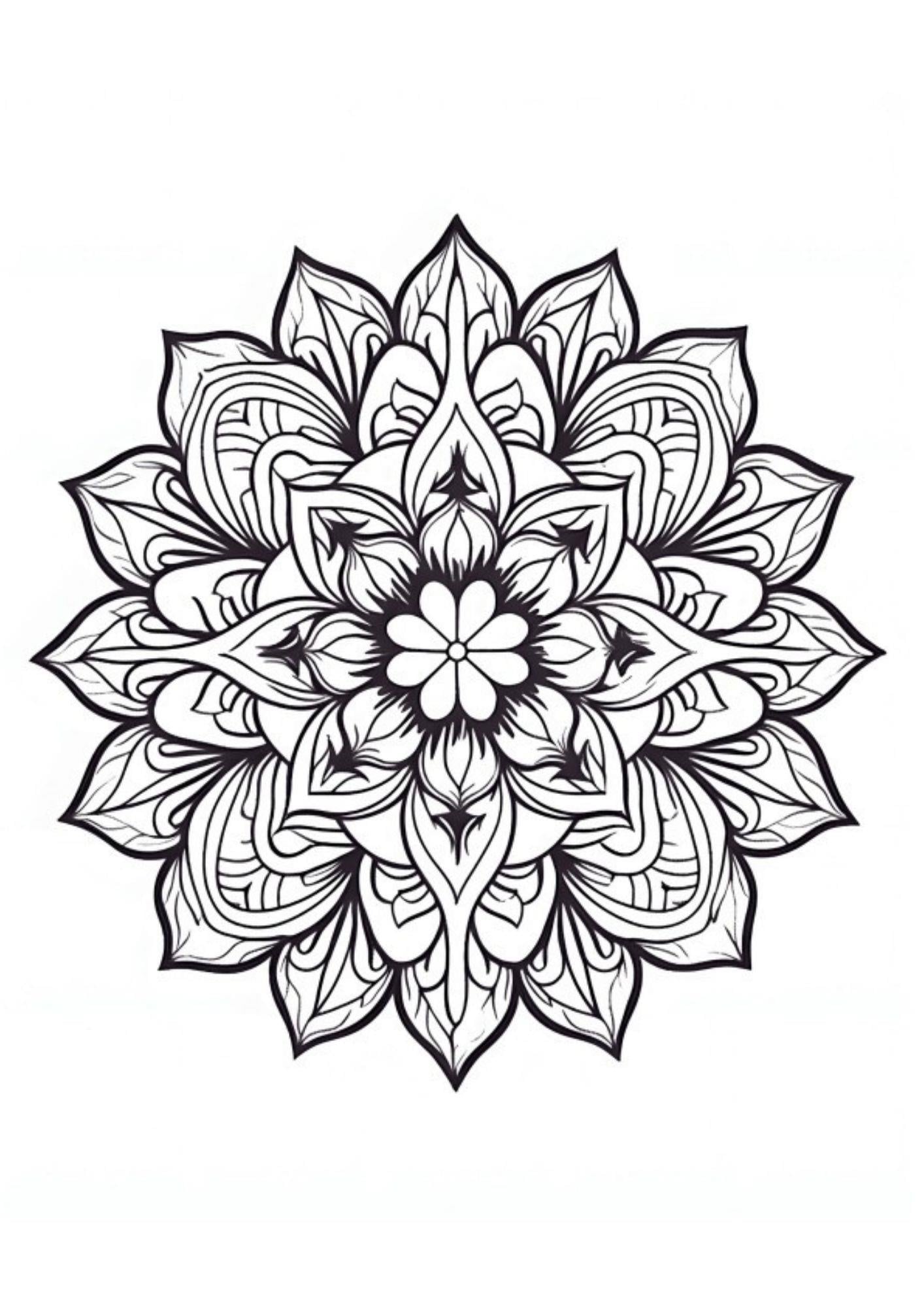 Çocuklar İçin 3D Mandala Kitabı (40 Seçilmiş 3D Mandala)