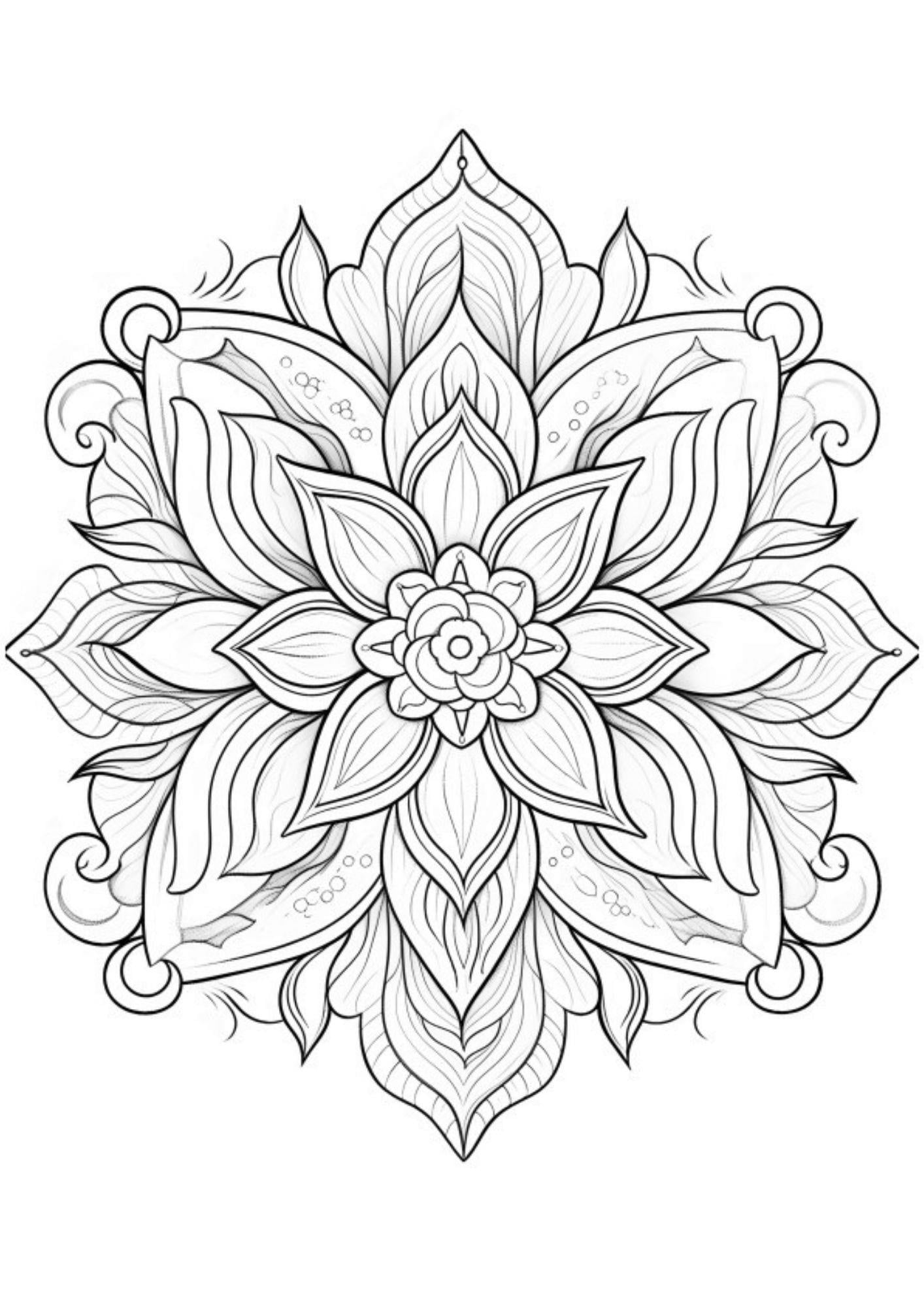 Çocuklar İçin 3D Mandala Kitabı (40 Seçilmiş 3D Mandala)