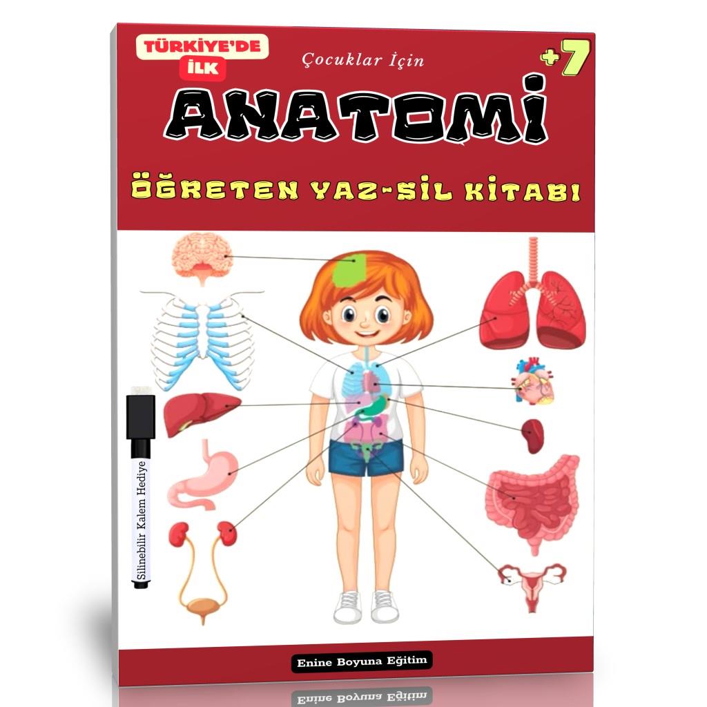 Çocuklar İçin ANATOMİ Öğreten YAZ-SİL Kitabı
