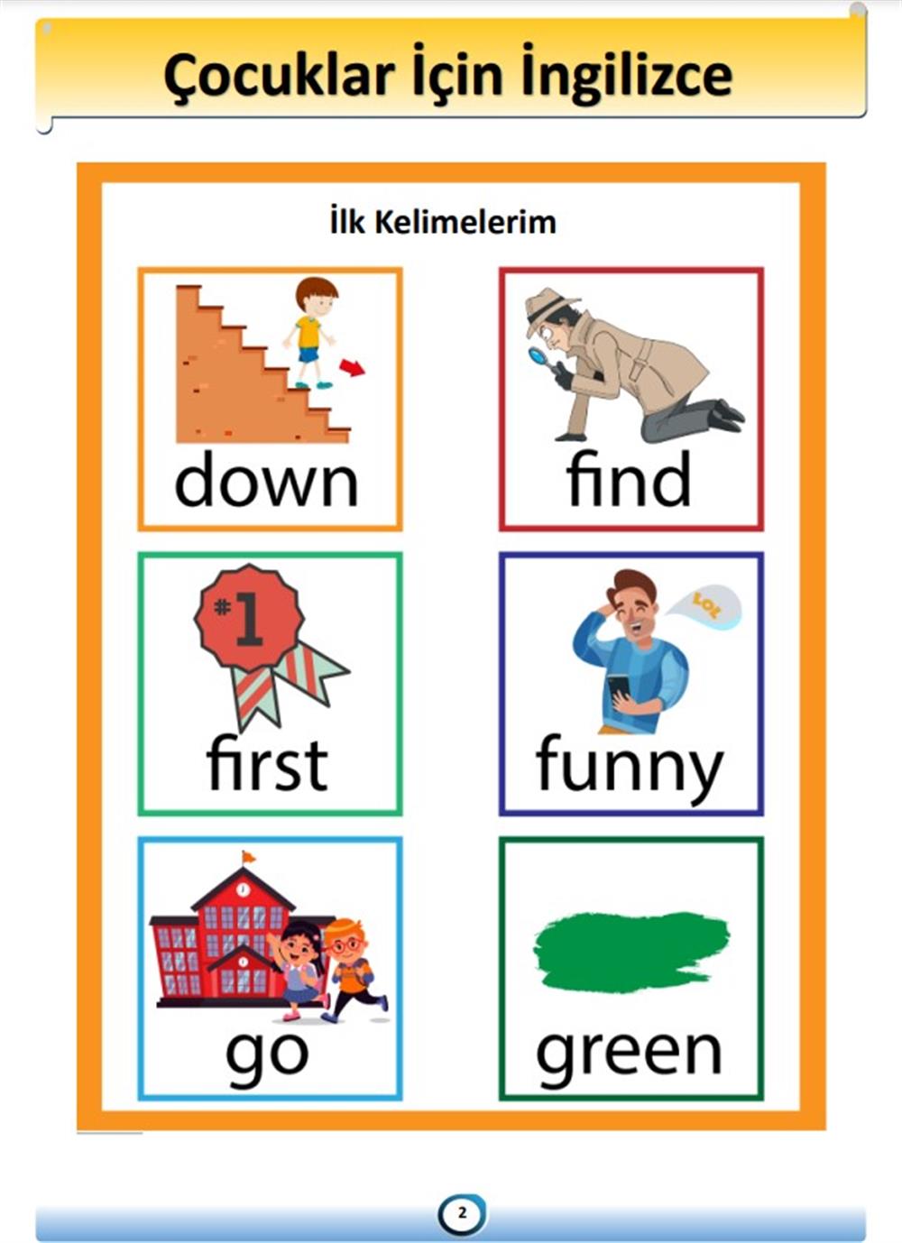Çocuklar İçin İngilizce Eğitim Seti (3 Kitap + 15 Saat Anlatım)