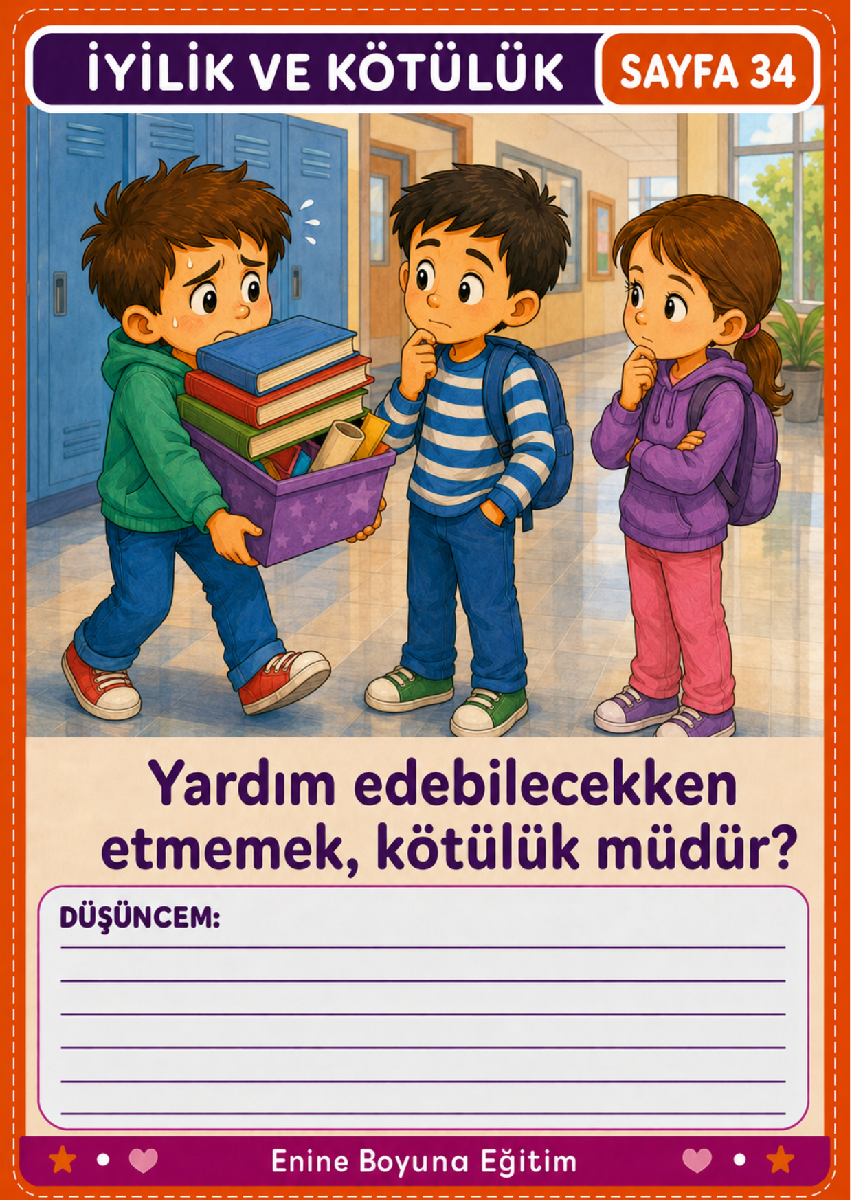 Çocuklar İçin P4C Felsefe Sohbet Kartları