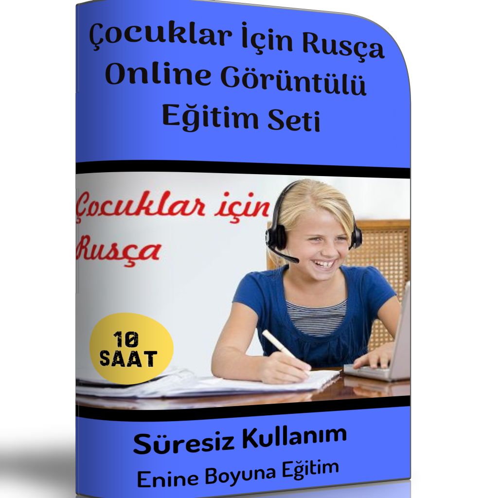 Çocuklar İçin Rusça Online Görüntülü Eğitim Seti