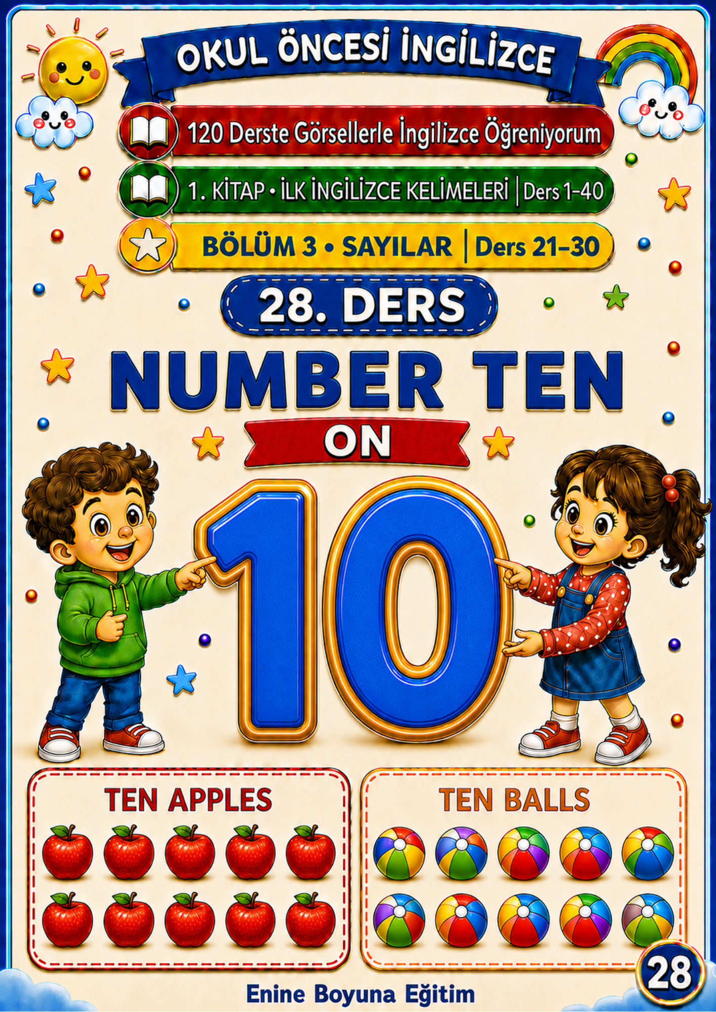 ÇOCUKLARA İNGİLİZCE ÖĞRETEN KİTAP – 130 DERSTE GÖRSELLERLE İNGİLİZCE ÖĞRENİYORUM