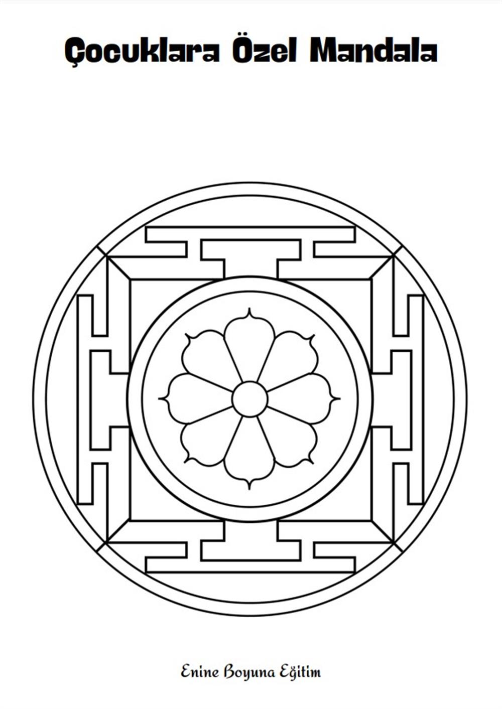 Çocuklara Özel Mandala Kitabı