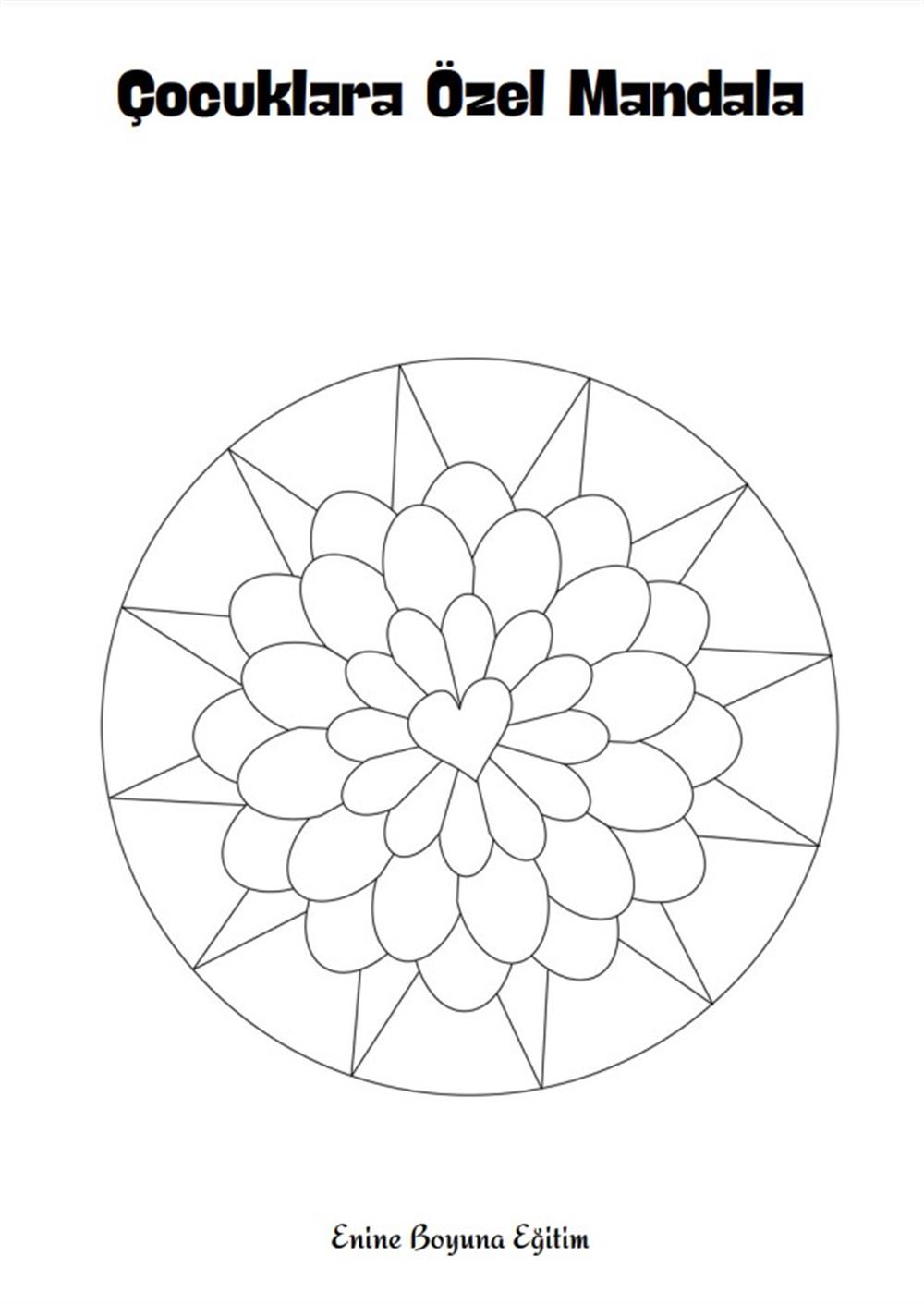 Çocuklara Özel Mandala Kitabı