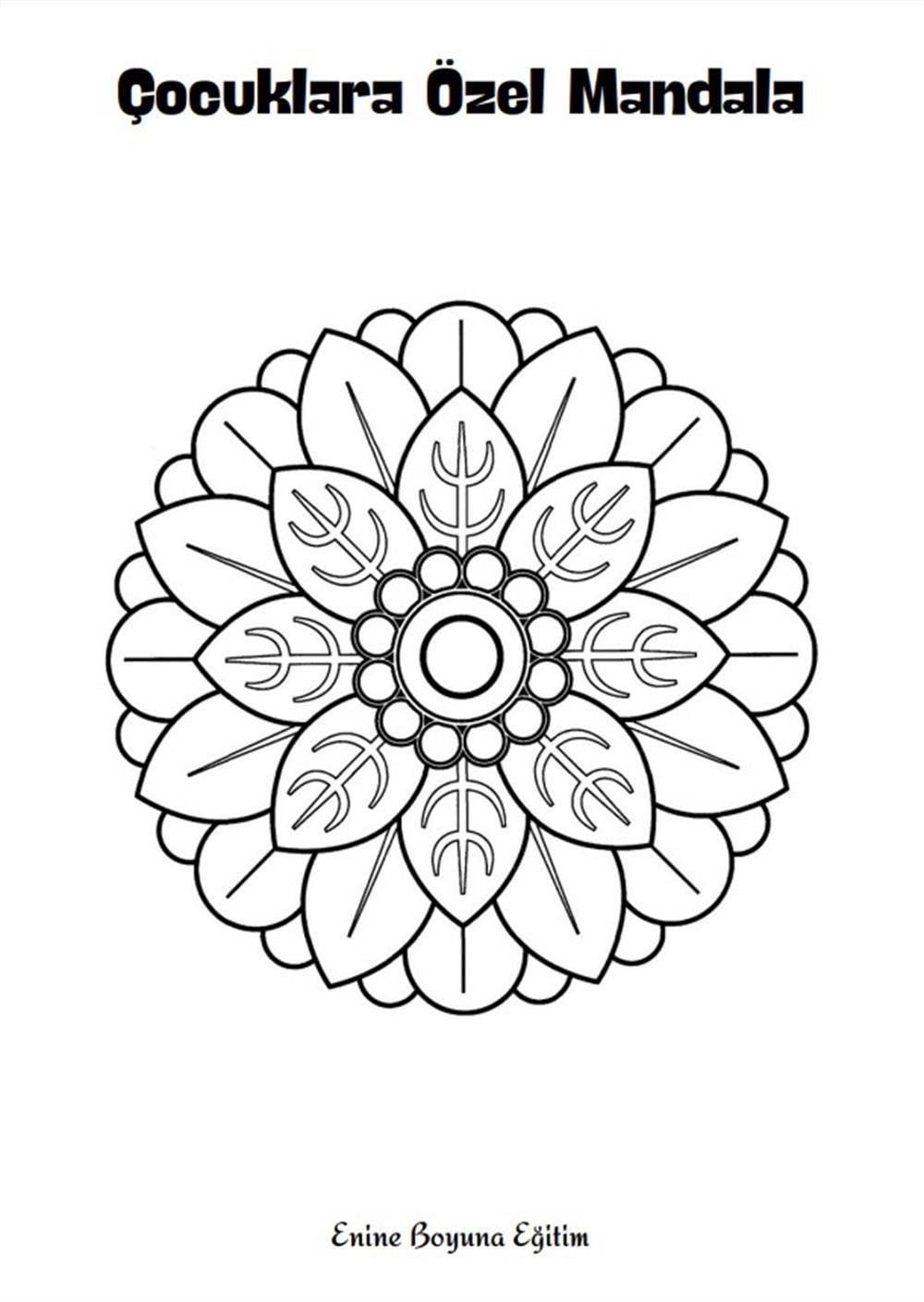 Çocuklara Özel Mandala Kitabı