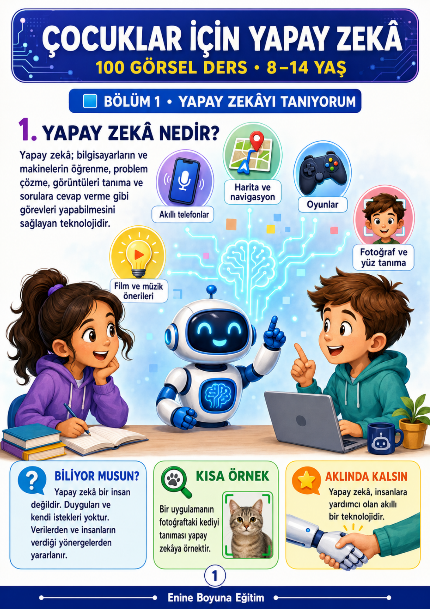 Çocuklara Yapay Zekâ Öğreten Kitap