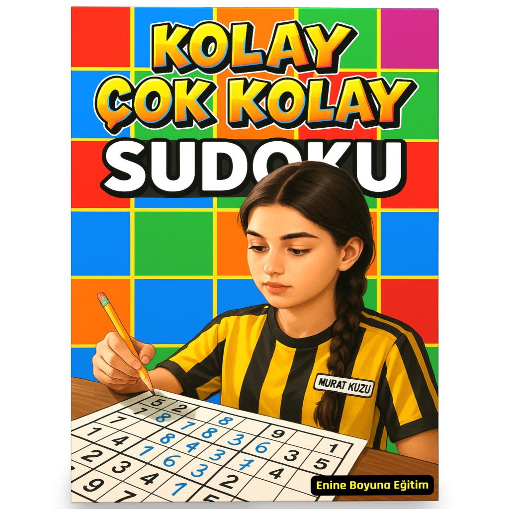 Çok Kolay – Kolay Sudoku Kitabı (320 Sudoku Cevaplarıyla)