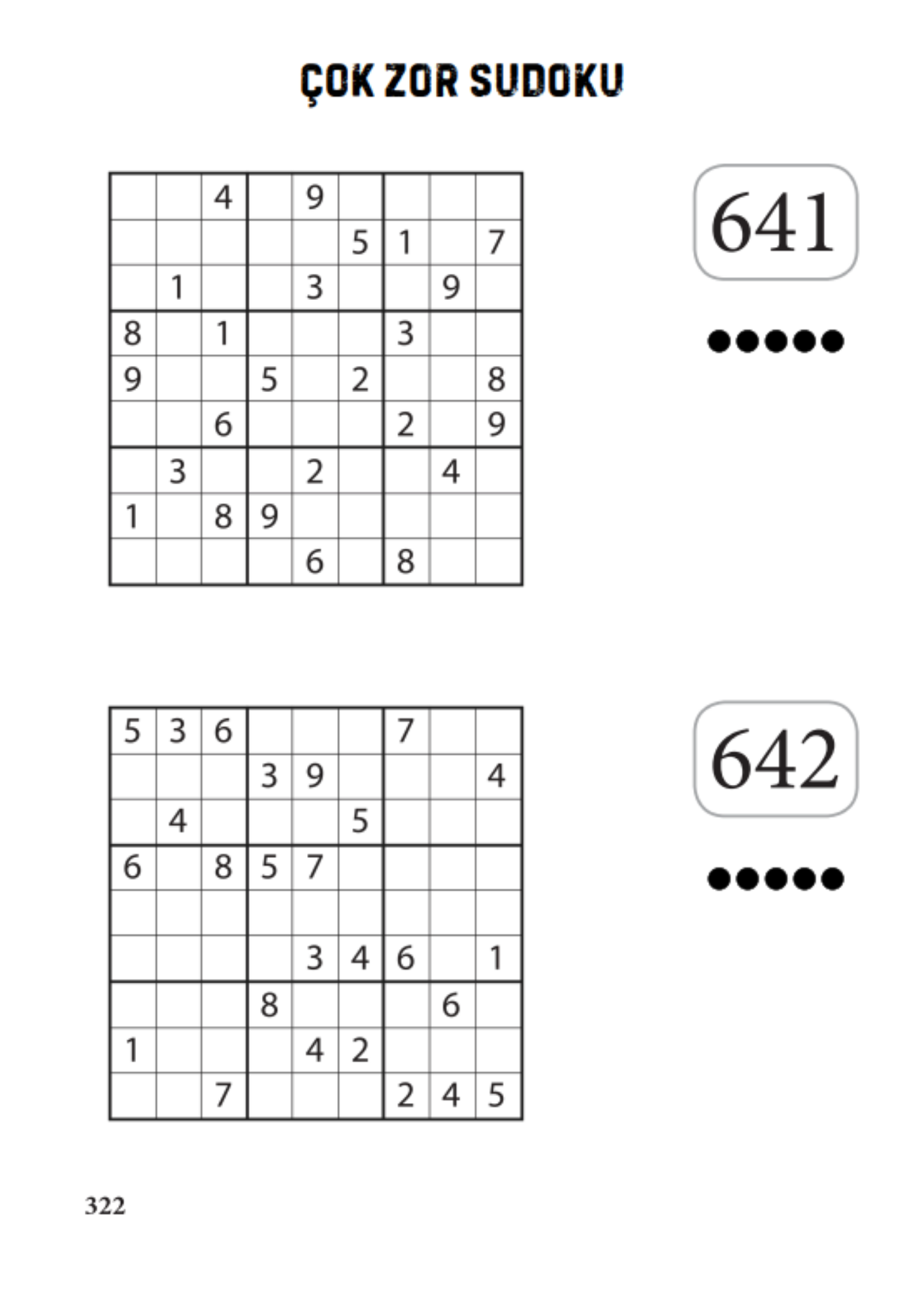 Çok Kolaydan Çok Zora Sudoku Kitap Seti (5 Spiralli Kitap 800 Sudoku)
