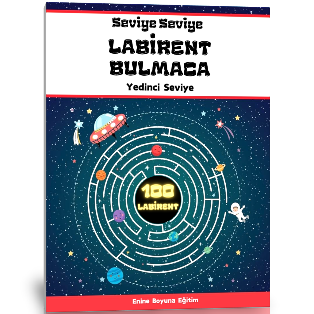 Çok Zor Seviye Labirent Bulmaca Kitabı (Kalem Hediyeli)