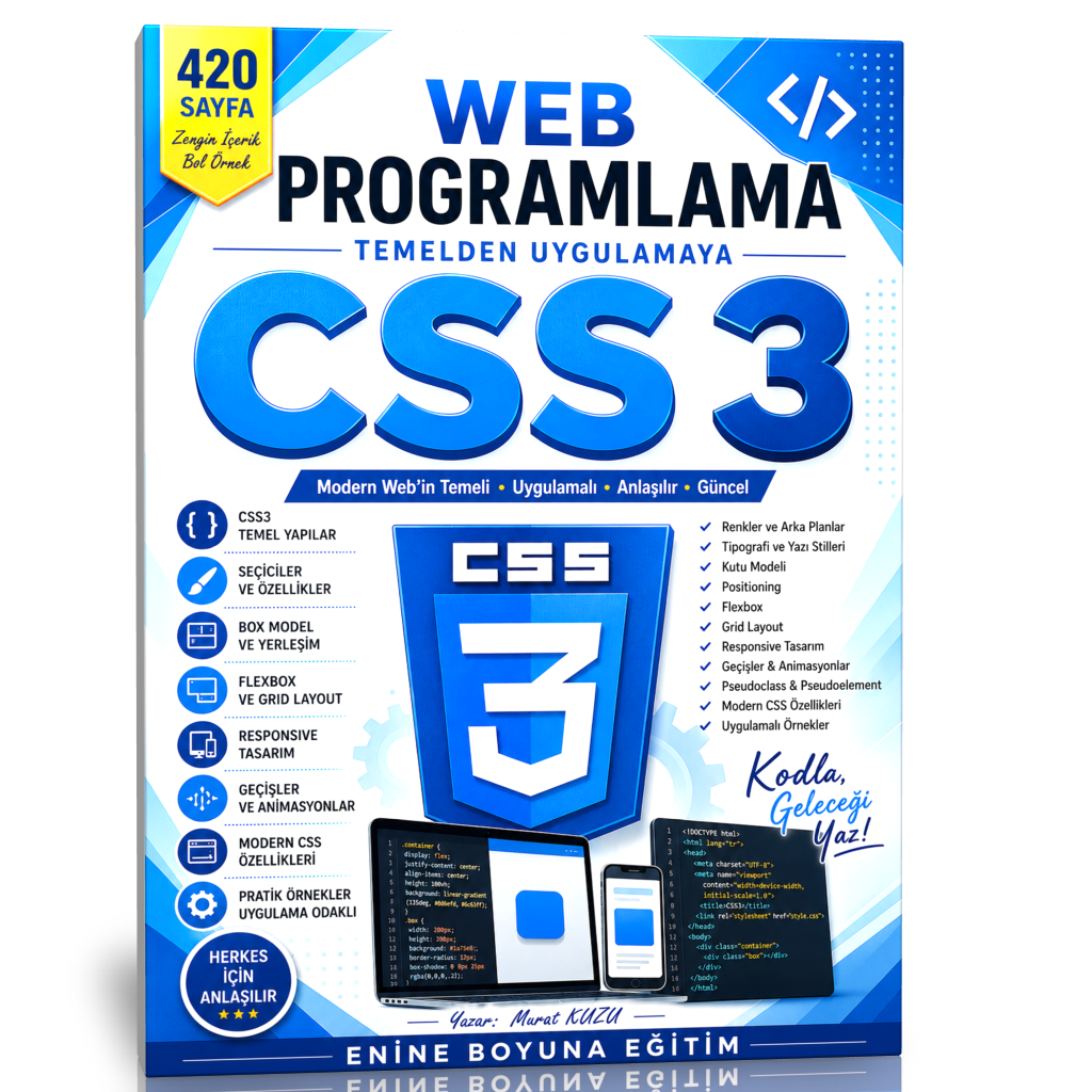 CSS 3 Eğitim Kitabı Temelden Uygulamaya